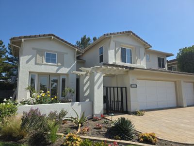 Exterior painting of this newly remodeled Mission Viejo home.