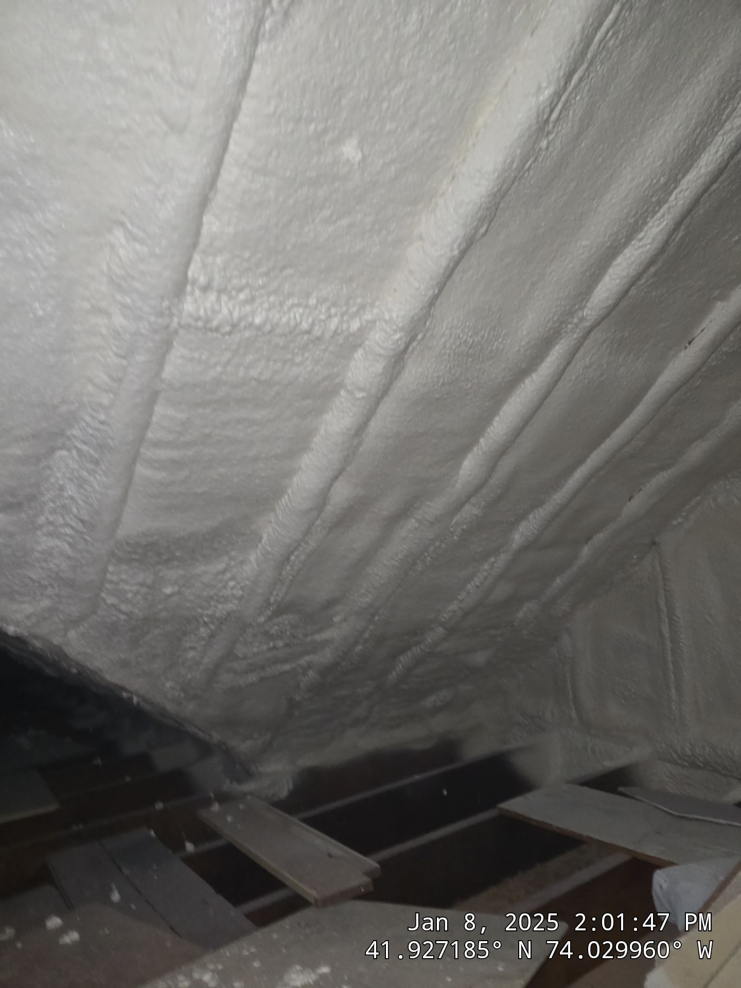 Attic Insulation using Closed Cell Spray Foam by NYS Foam & Energy
