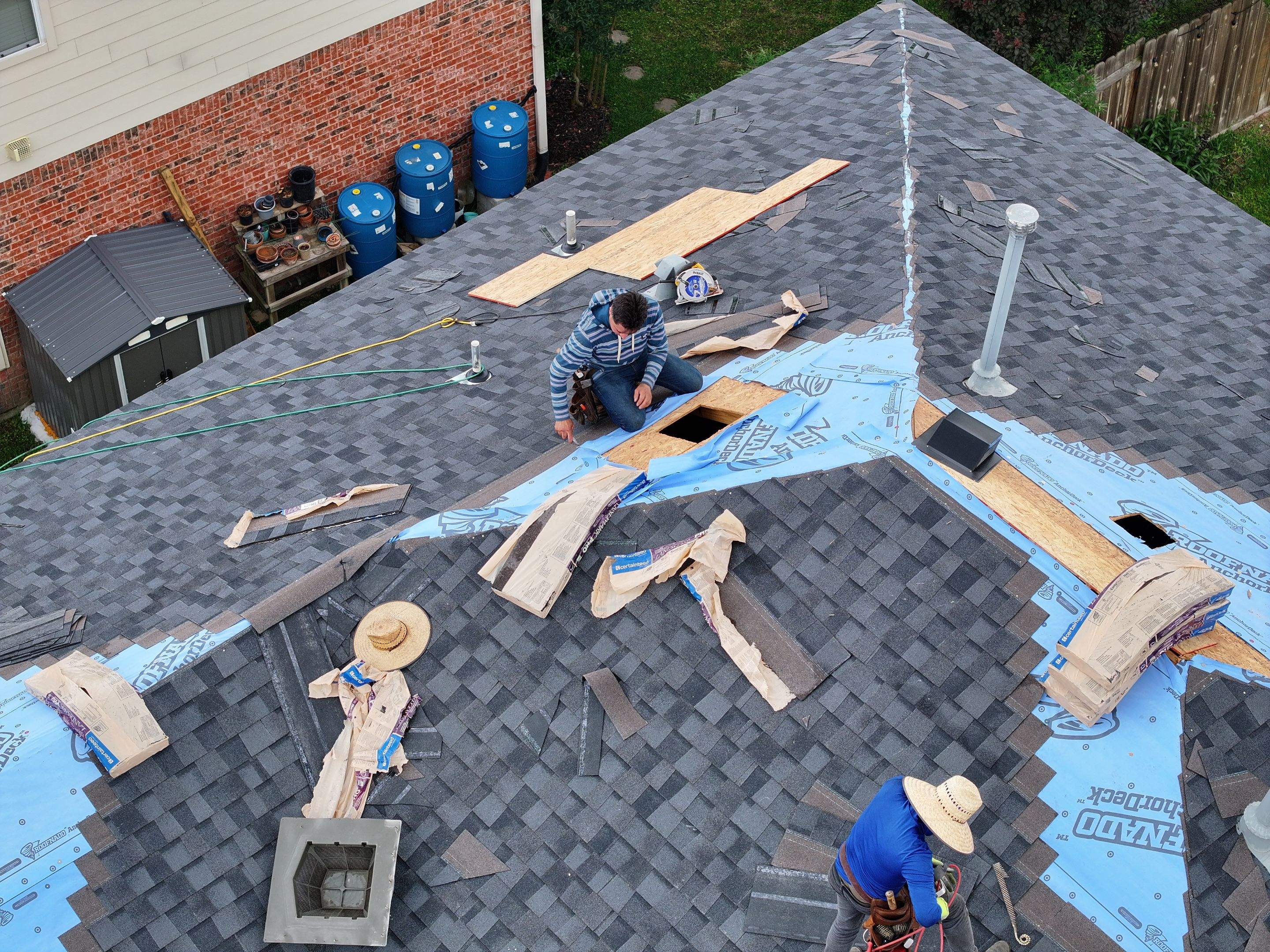 Complete Shingle Roof Replacement — Spring, TX by PL Roofing & SB Roofing, LLC.