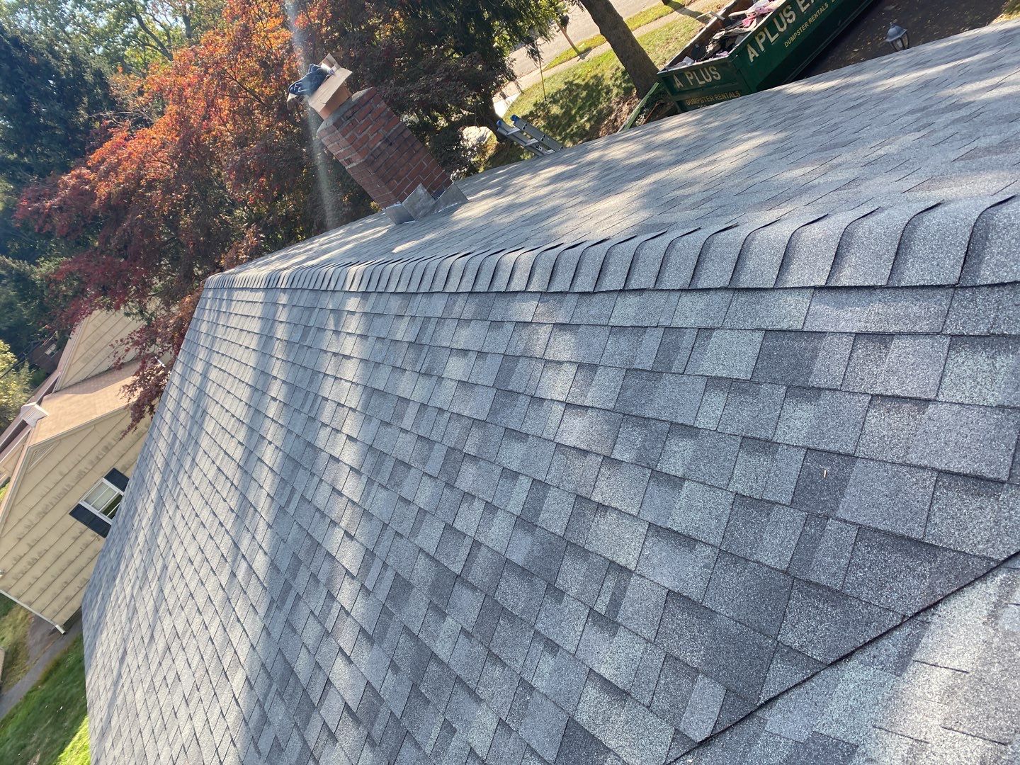 Residential Roofing Installation using Owens Corning Duration Estate Gray by A Plus Exterior