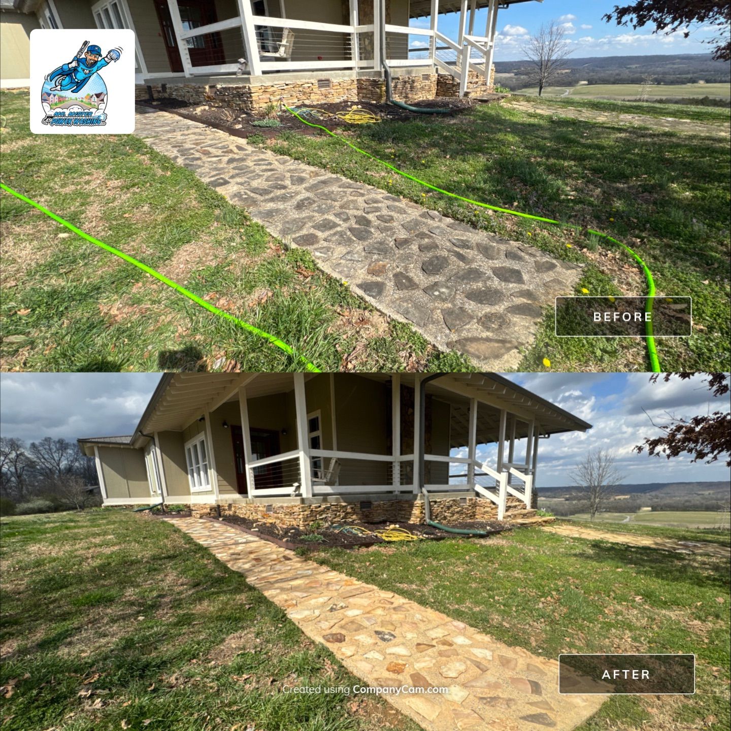 Ellen’s house by Mr. Mister Power Washing