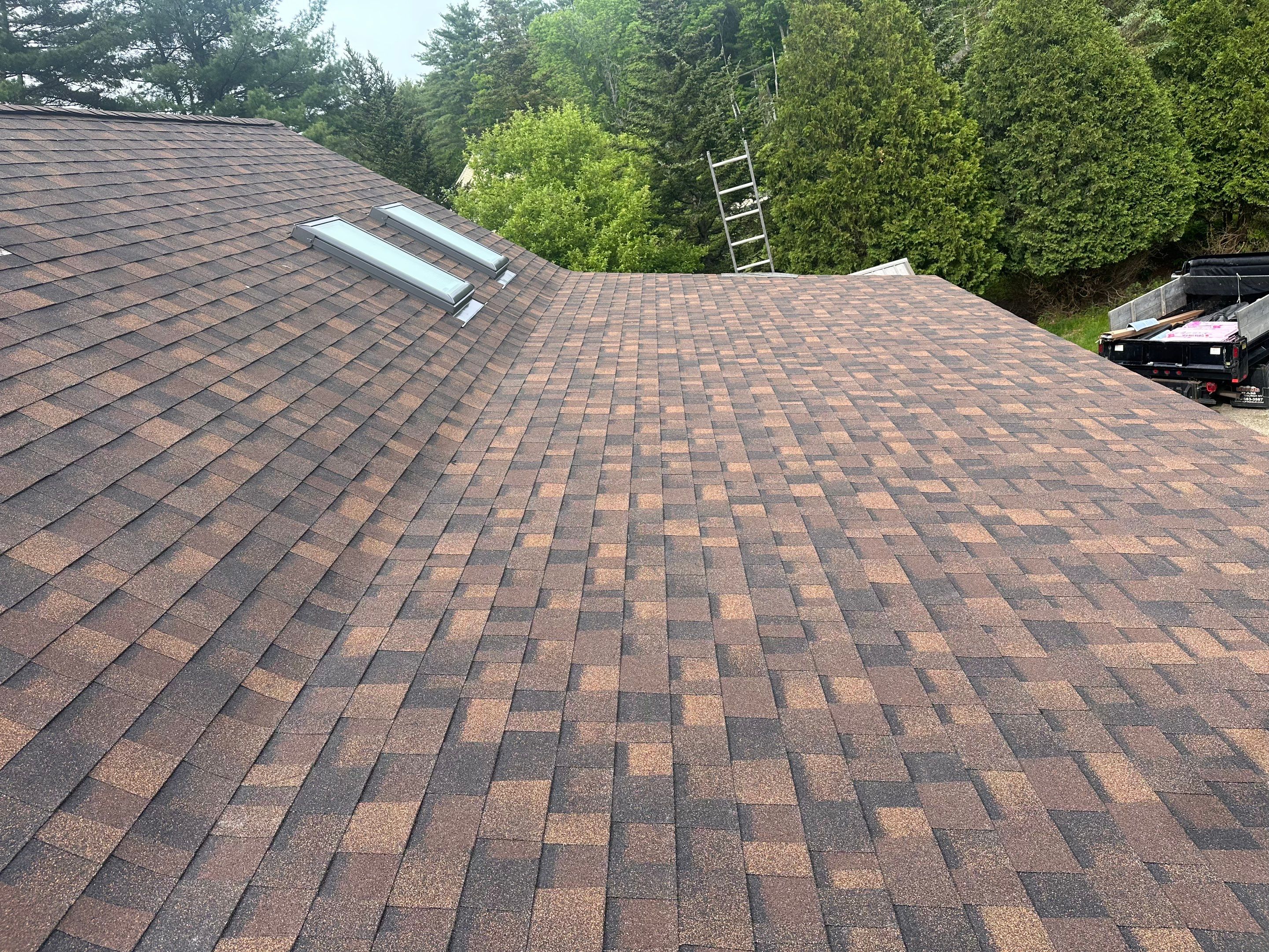 Owens Corning Asphalt Shingle Roof Replacement in North Berwick by Tall pine roofing