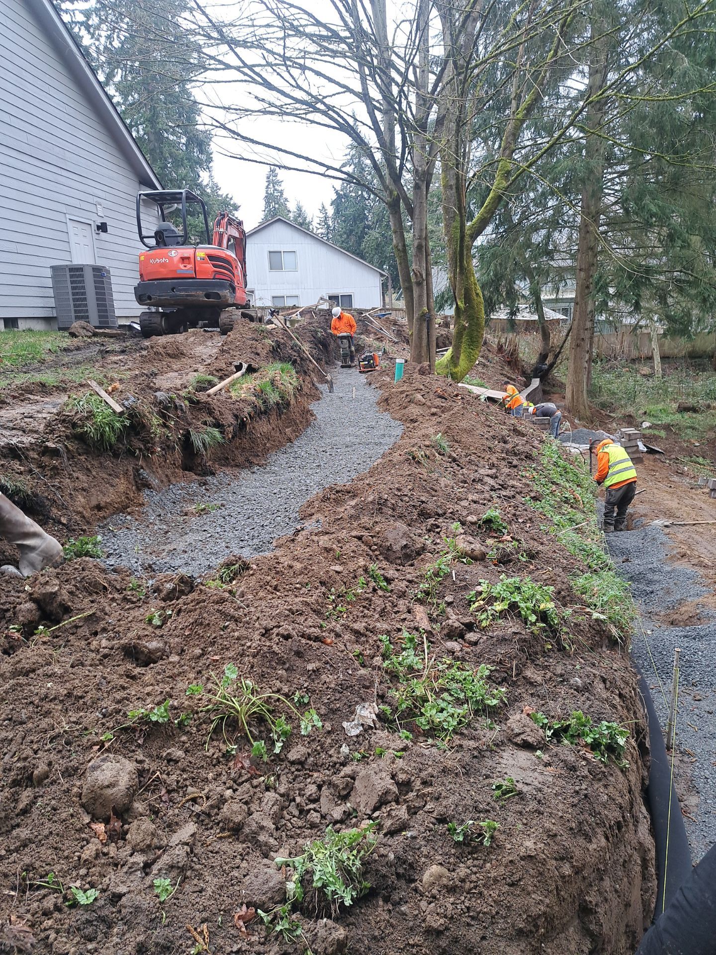 Retaining Wall and Backyard Renovation | Everett  by Jireh Asphalt & Concrete Inc 