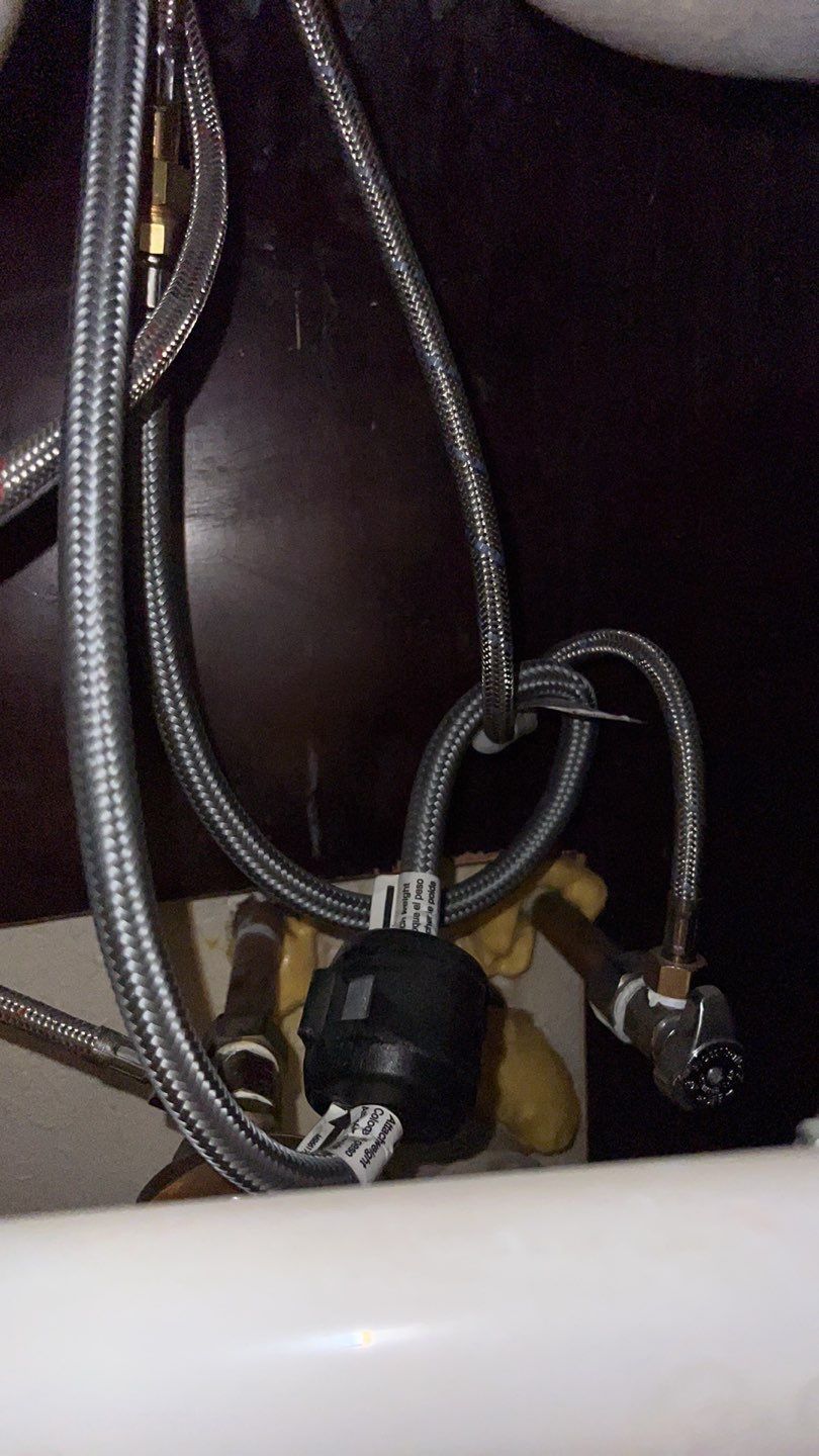 Toilet install and angel valves  by Plumbing Connect Systems LLC
