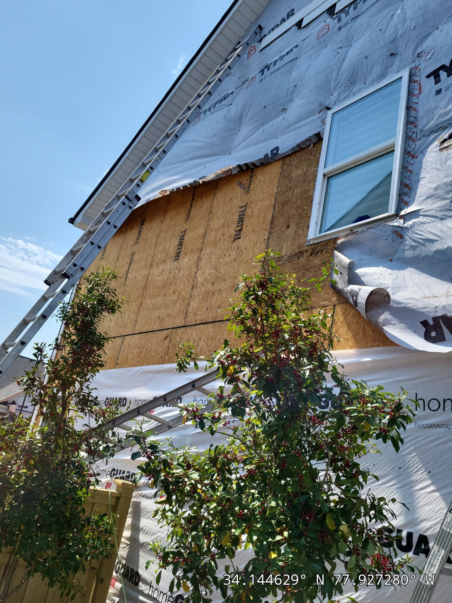 Insurance Workscope Hardie Board Repair using James Hardie HZ10 Plank Smooth  by RGR Construction and Roofing, LLC