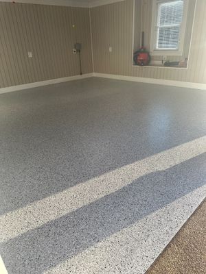 Garage Floor Coating using Cabin Fever