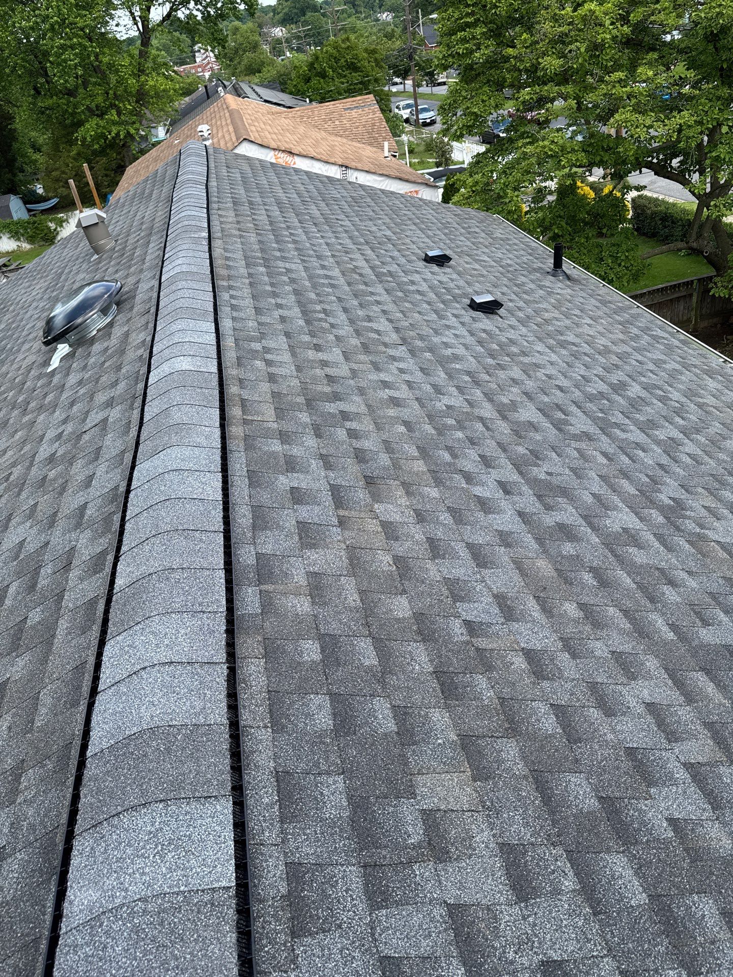 Residential Roofing Installation using GAF HDZ SHINGLES by La Bendicion Contruction Llc