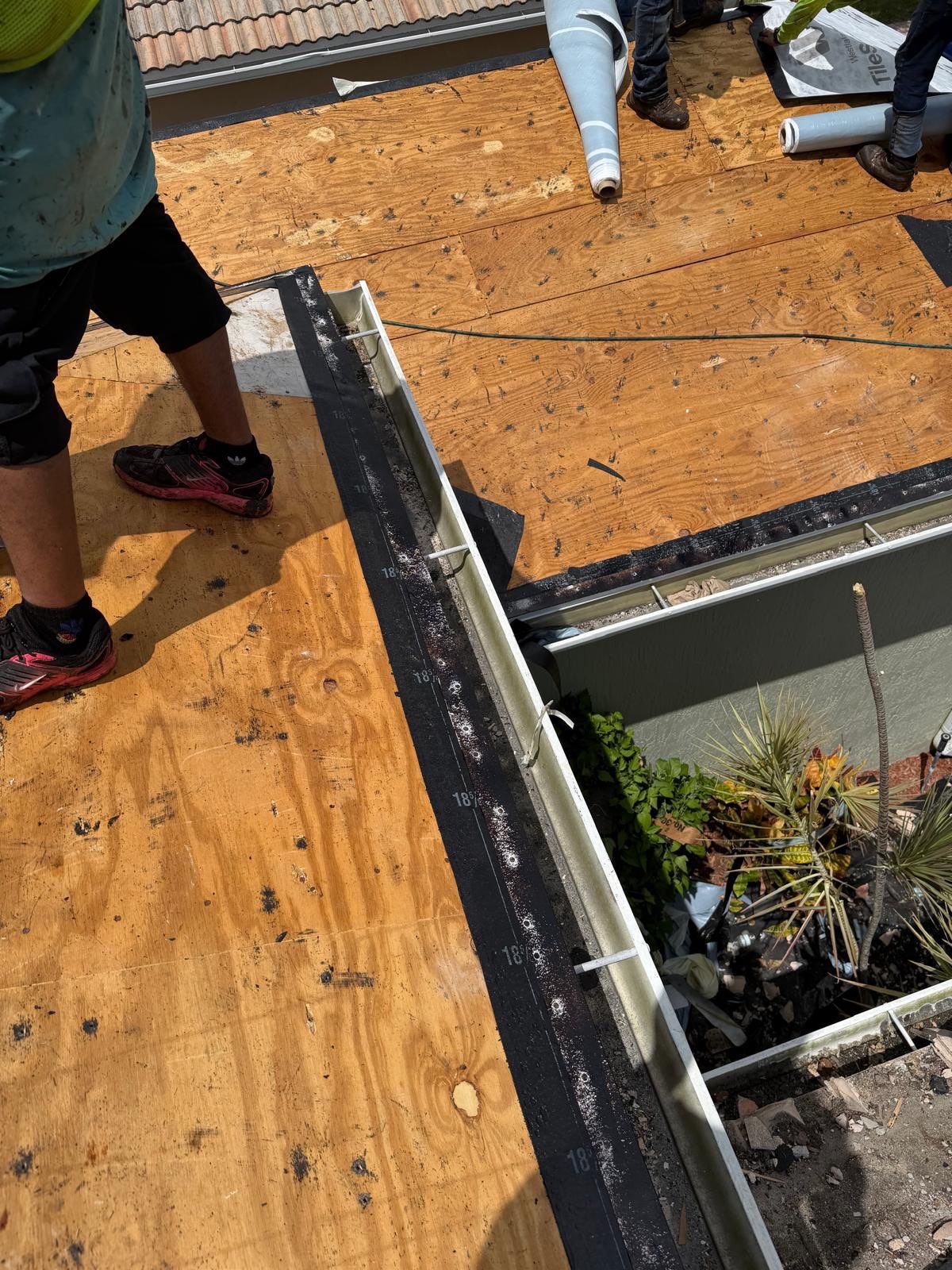 Tile Roof Replacement and Sheathing Repair in Boynton Beach by Aastro Roofing