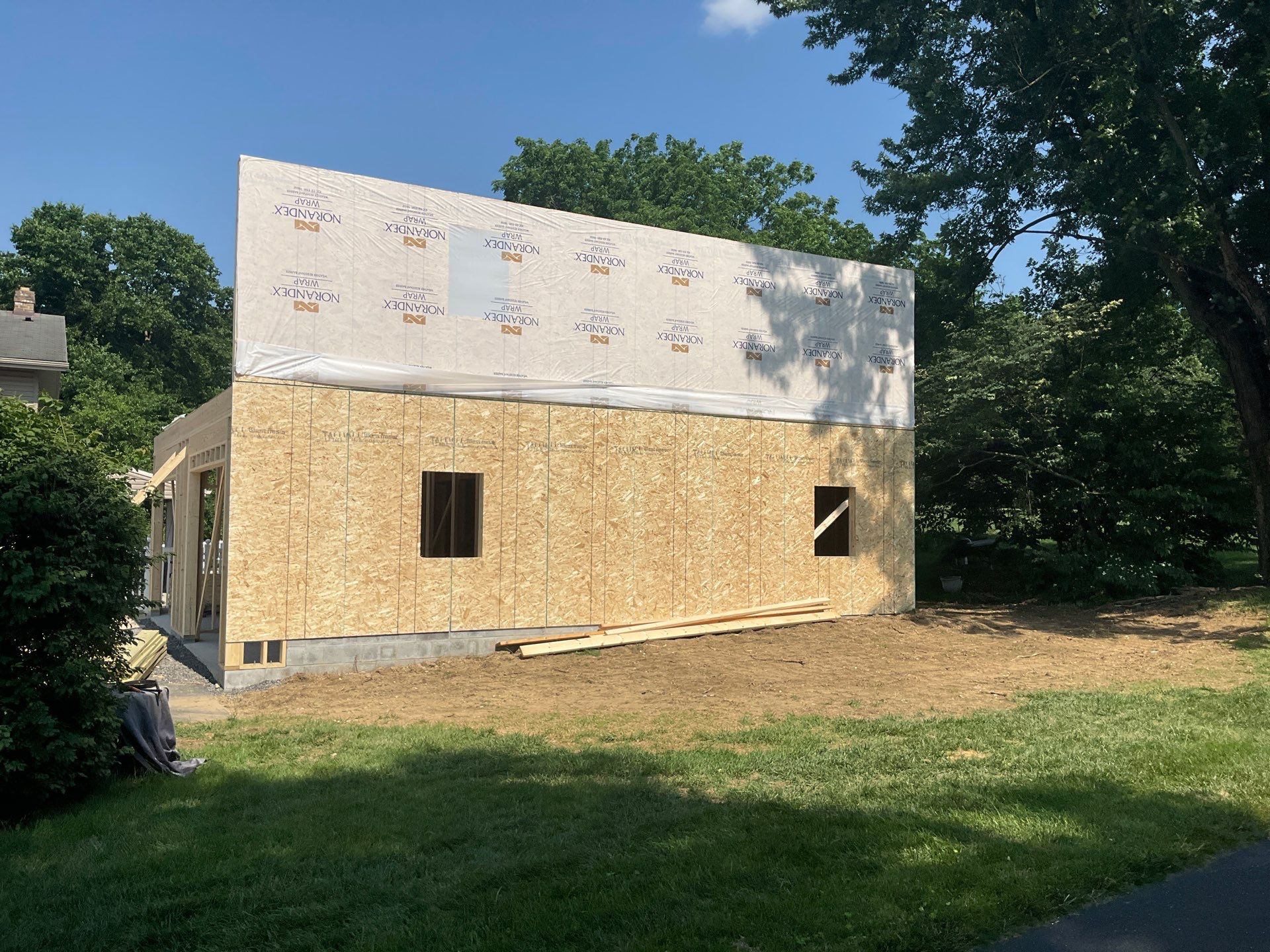 Two-Story Residential Addition and New Garage in Hummelstown by Esh Builders