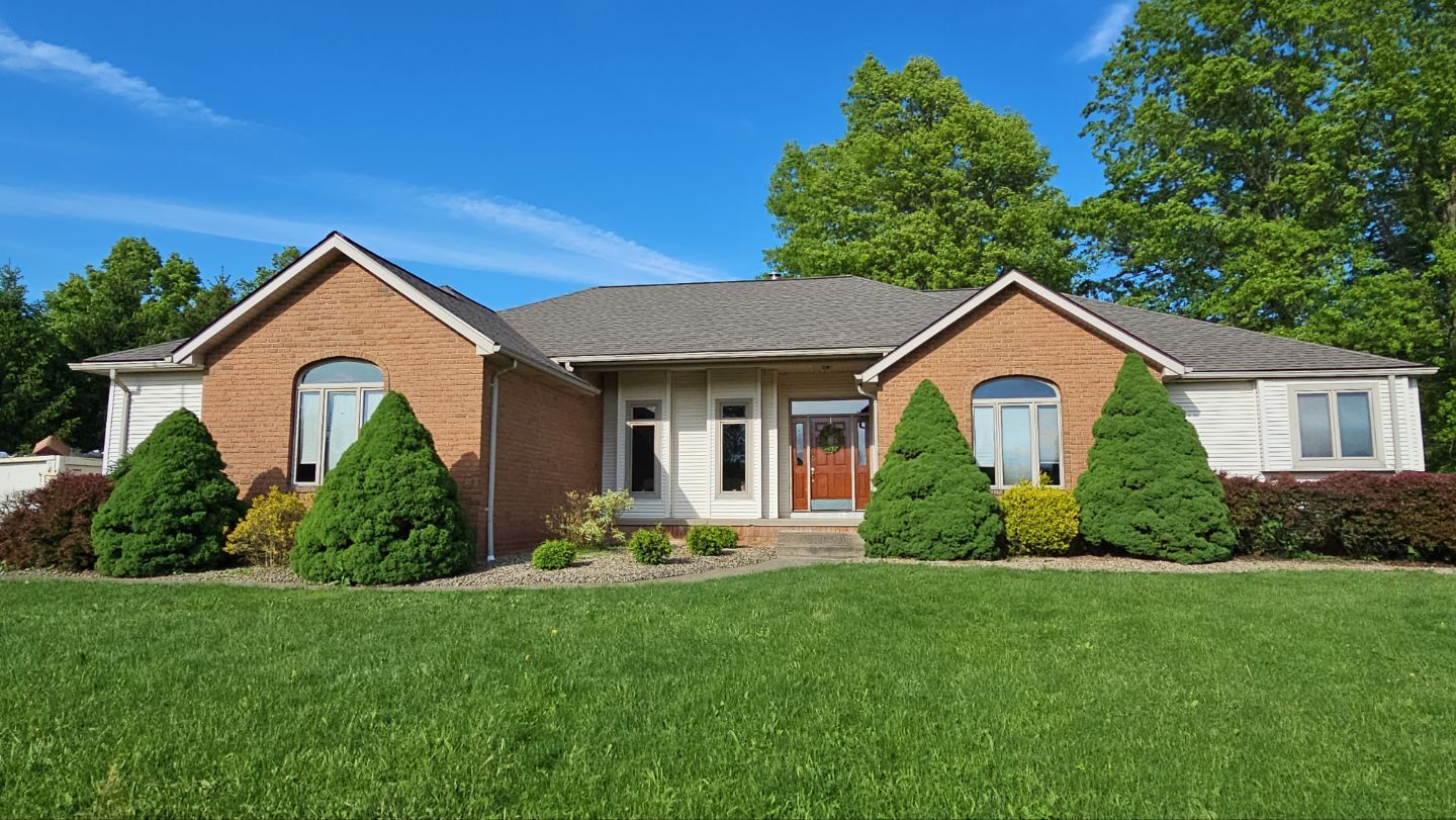 Atlas Pinnacle, Color, Weathered Wood, Drip Edge, Color, Royal Brown by Eagle Eye Roofing