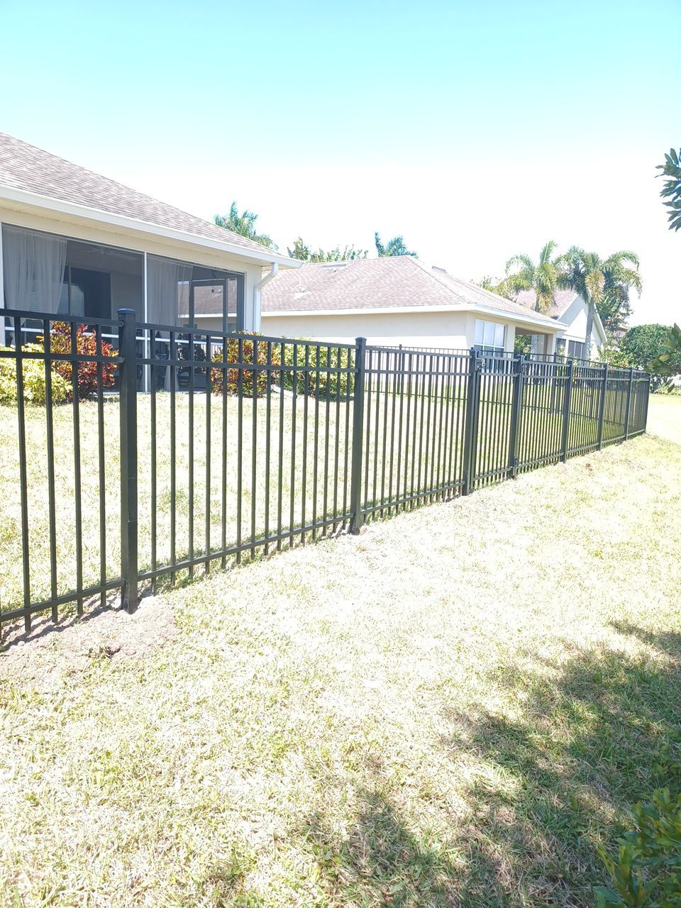 Palmetto, FL 4ft. Tall 3-Rail Black Aluminum by Asap fence and gates, LLC