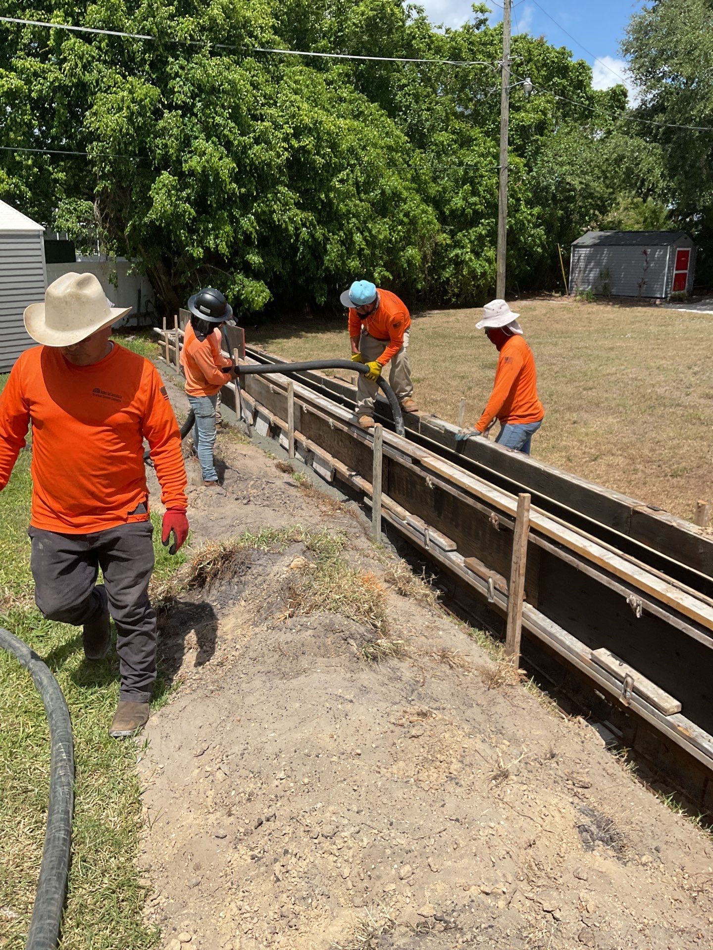 Custom Retaining Wall by Southern Gulf Construction