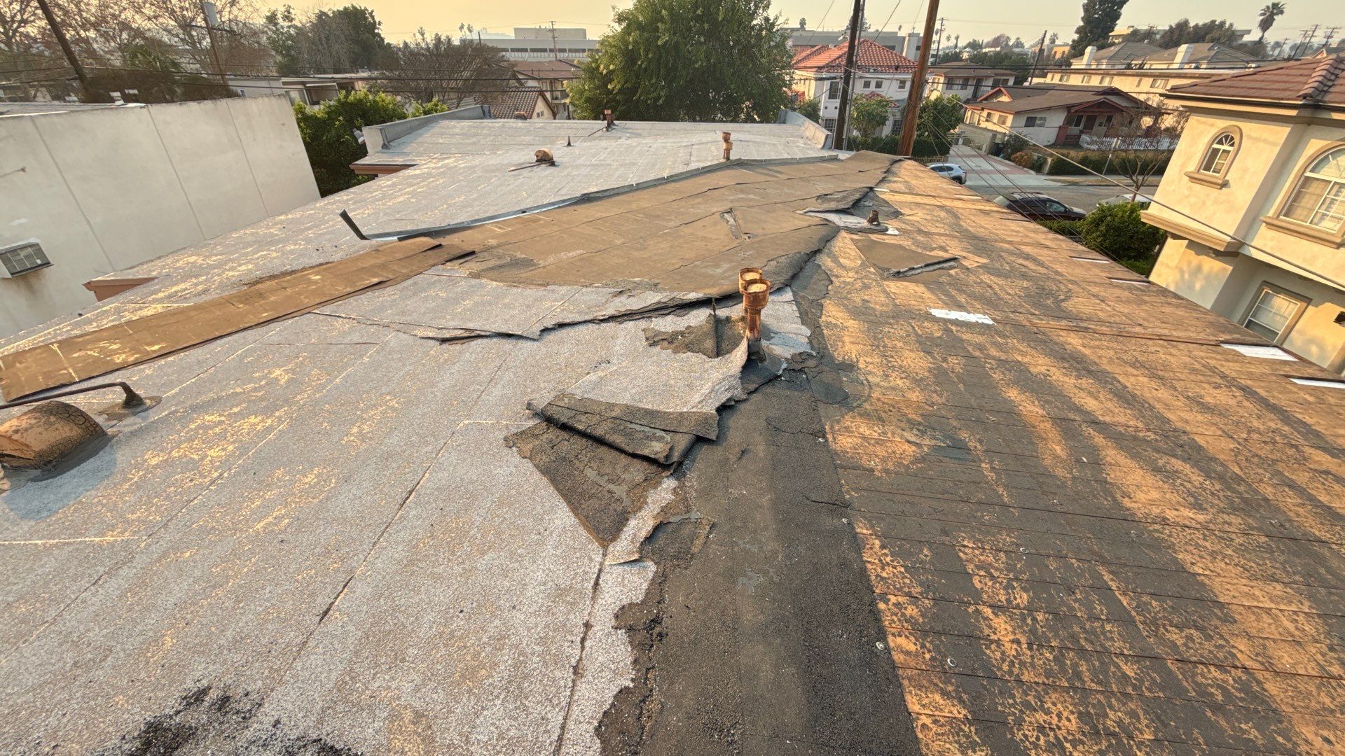 Commercial Roofing Installation using CertainTeed GTA Modified Bitumen System by Hull Brothers Roofing