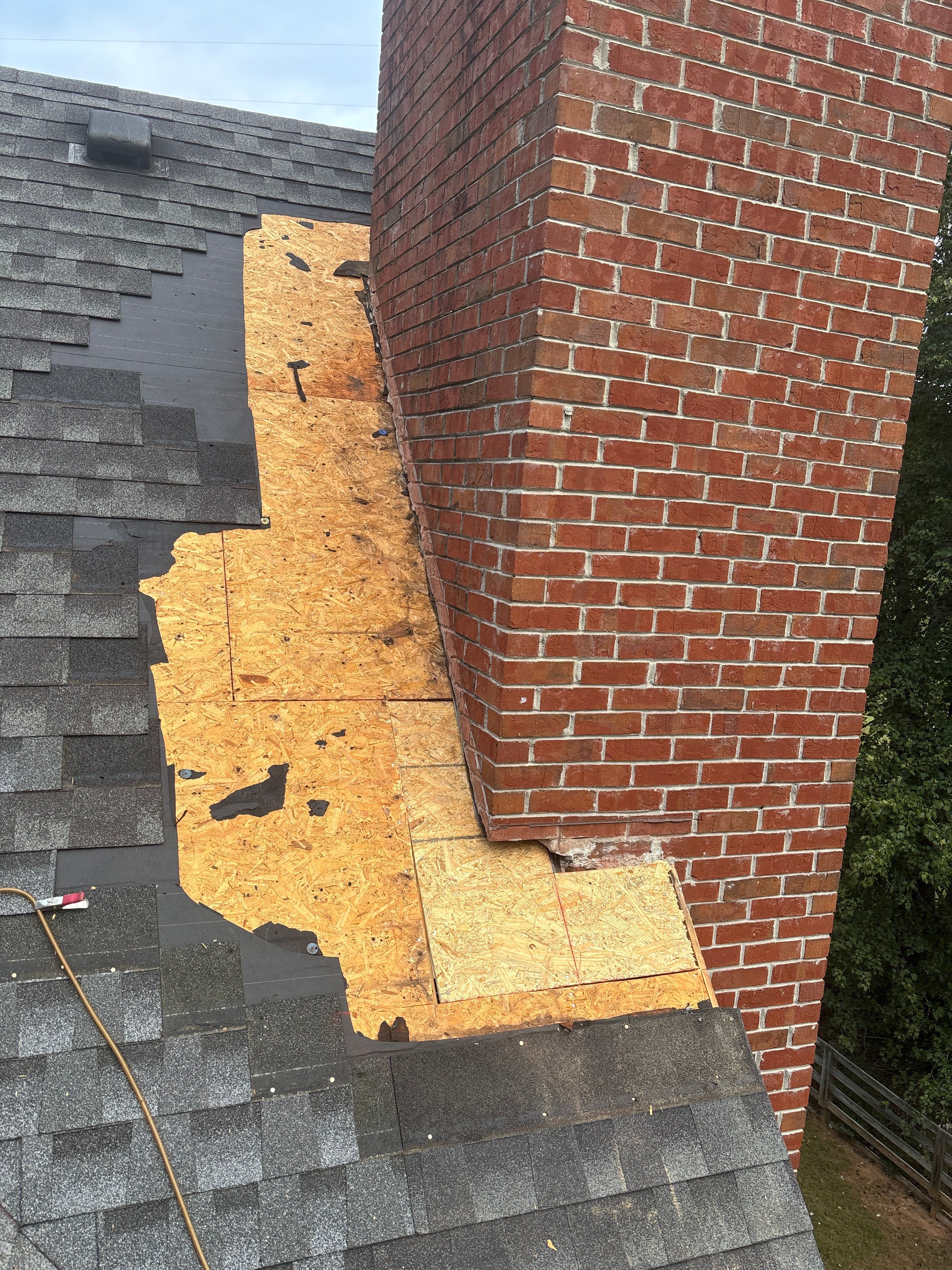 Chimney Roof repair by Deerfield Roofing LLC