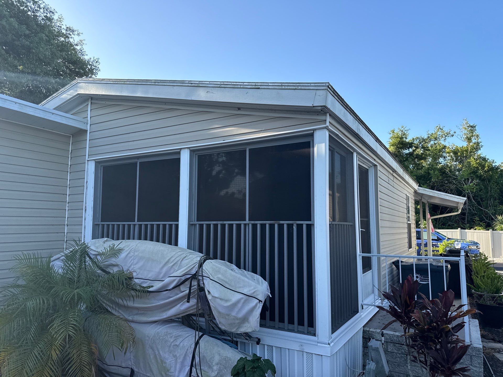 TPO Membrane & Metal Roof Cleaning in Fisherman’s Cove RV Park, Terra Ceia, FL | Sunshine AquaWash by Sunshine AquaWash