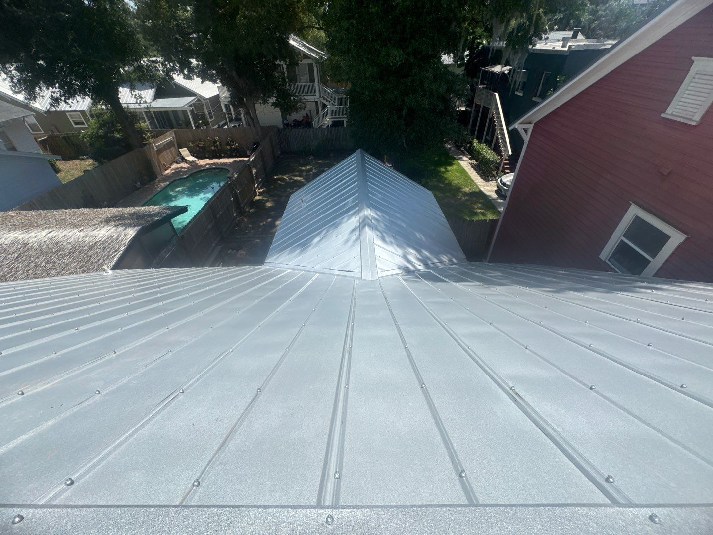 Orlando Residential Metal Roof Replacement and Wood Substrate Repair by Tip Top Roofing Co., Inc.