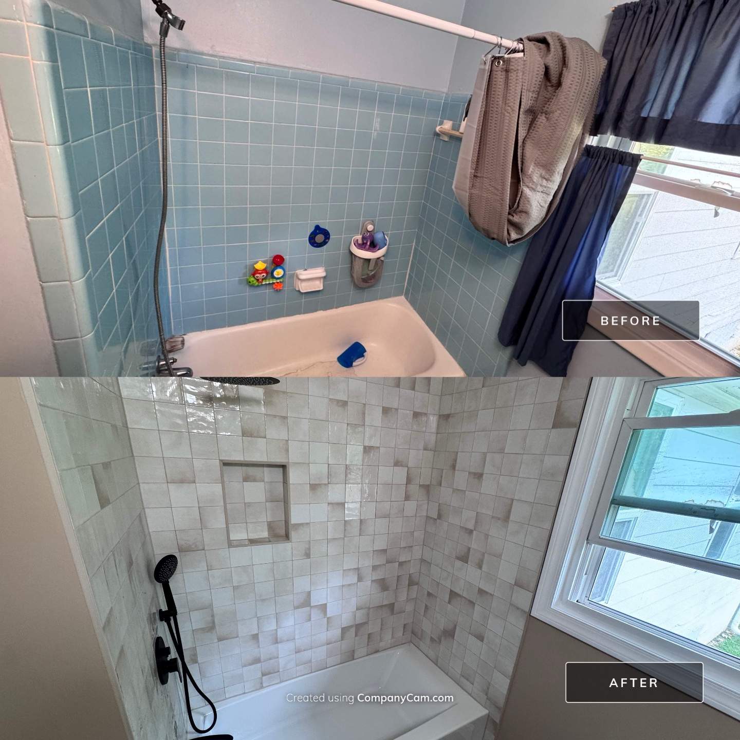 Hall bathroom renovation by Prudencio