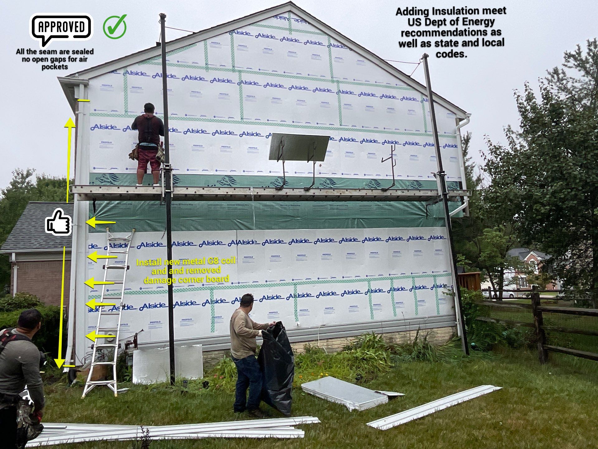 New siding    by Alpha Design Services