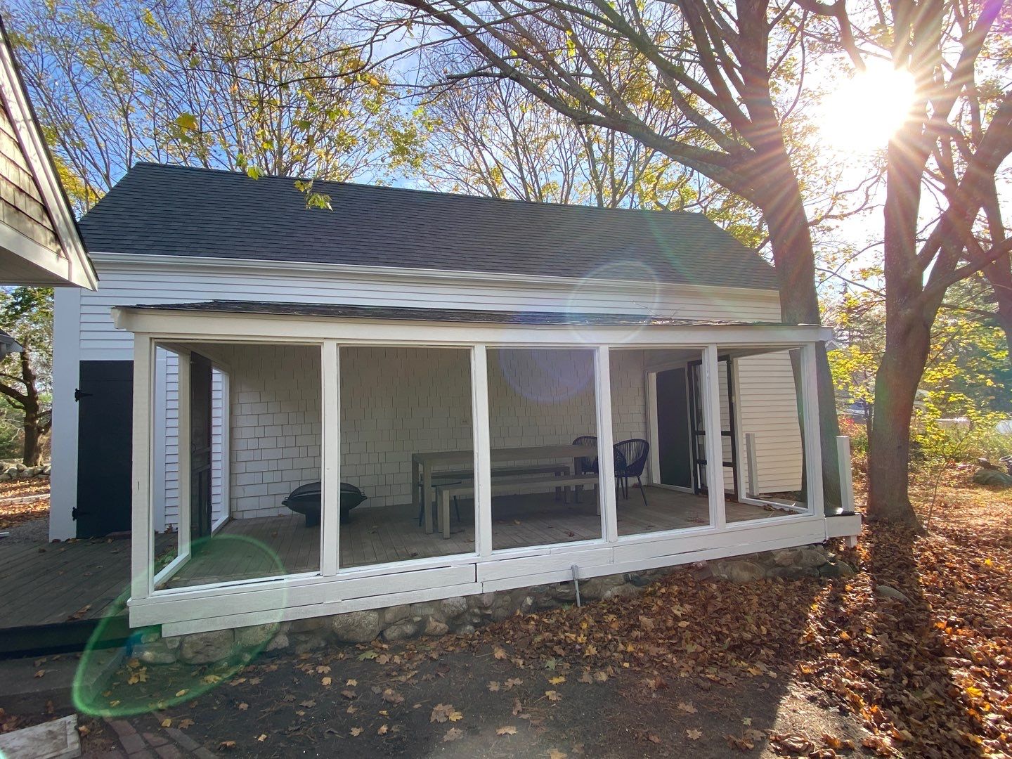 Marshfield, MA Gutter Installation using 5" K-Style Aluminum Gutter protected by Duo Pro by Gutter Pro Enterprises
