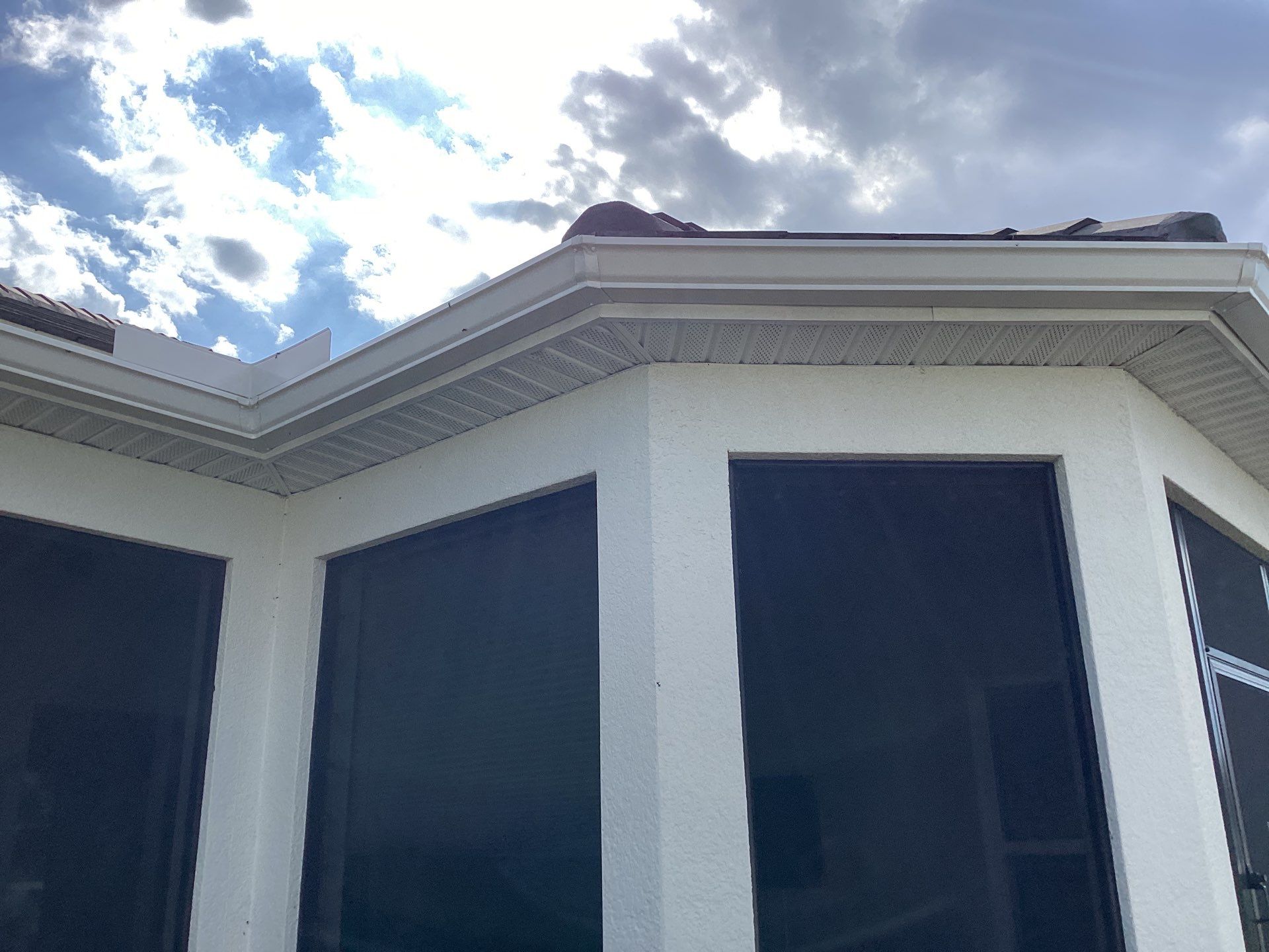Seamless Gutter Installation Project in Sarasota FL by Gutter Professors