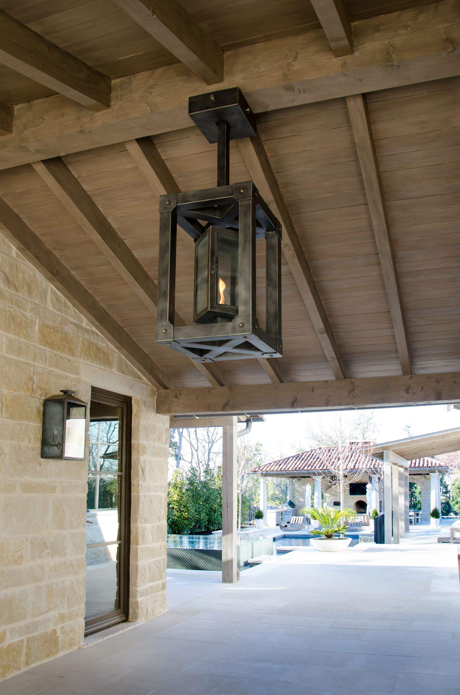 Architectural Outdoor Lighting and Custom Decorative Lantern Installation by Solara Custom Living