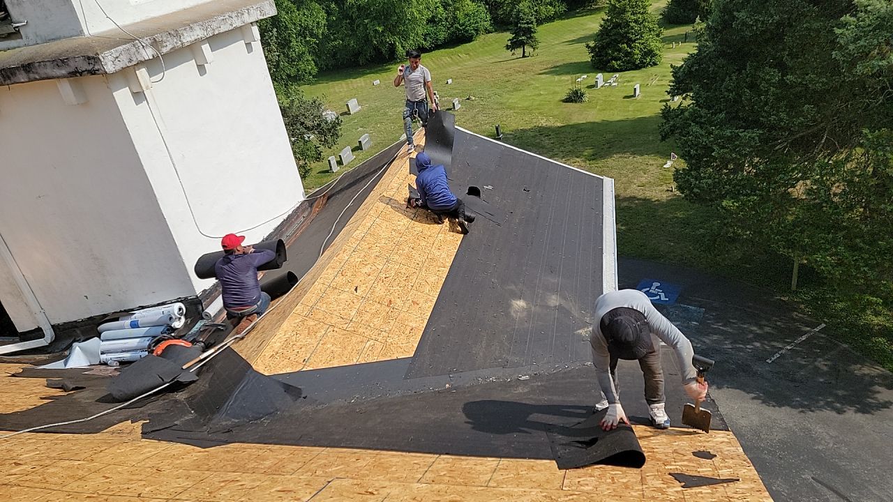 Roof Installation using IKO Cambridge by ExteriorPros