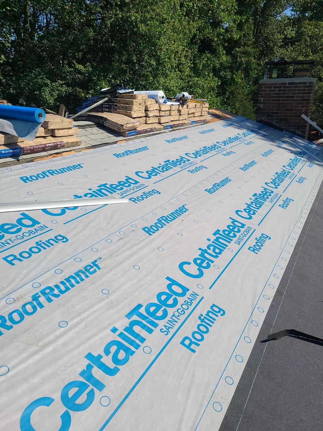 Burke: Residential Roof Installation with CertainTeed Landmark Pro Designer Shingles in Max Def Charcoal Black by RM Banning, Inc.