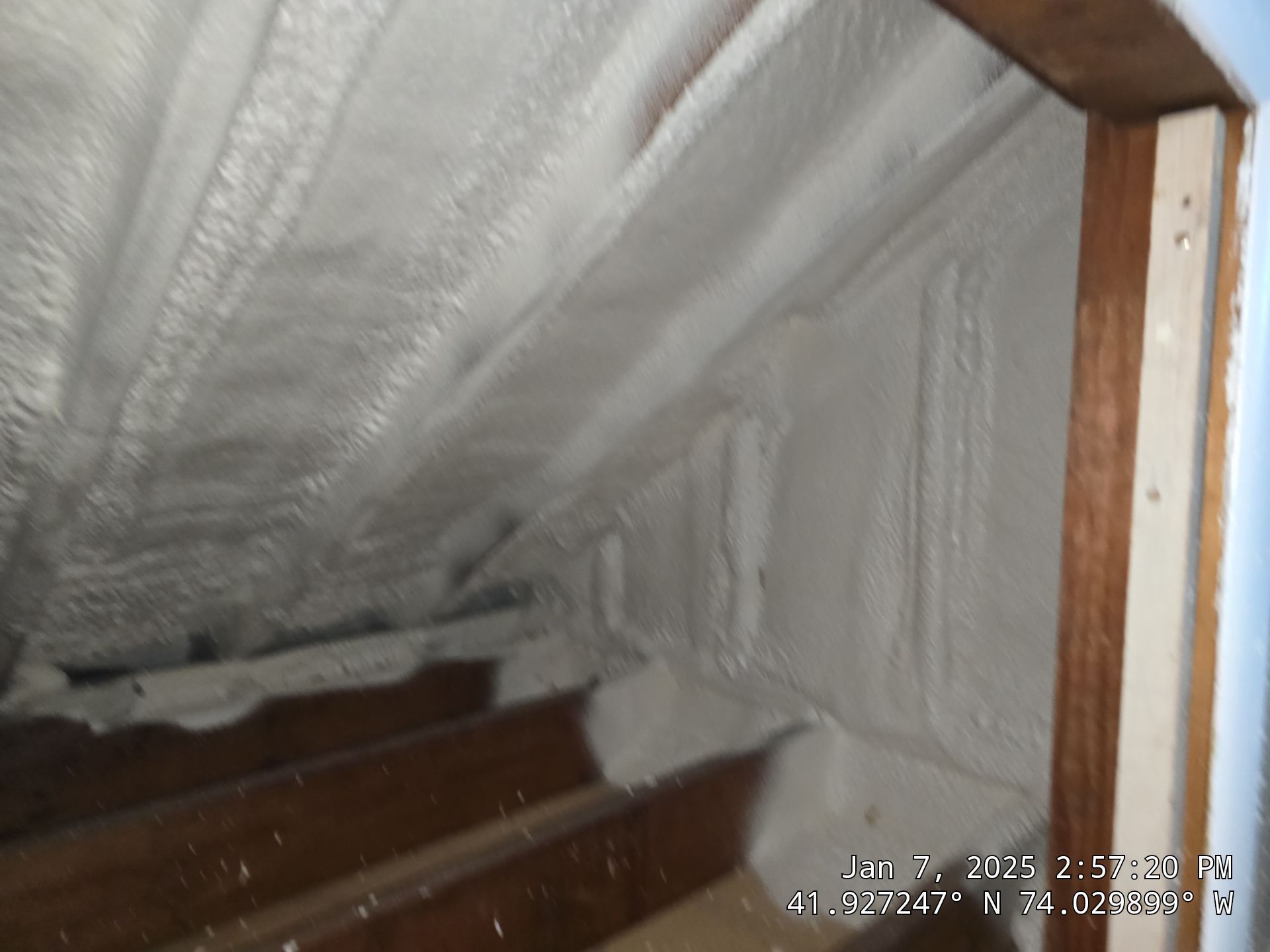 Attic Insulation using Closed Cell Spray Foam by NYS Foam & Energy