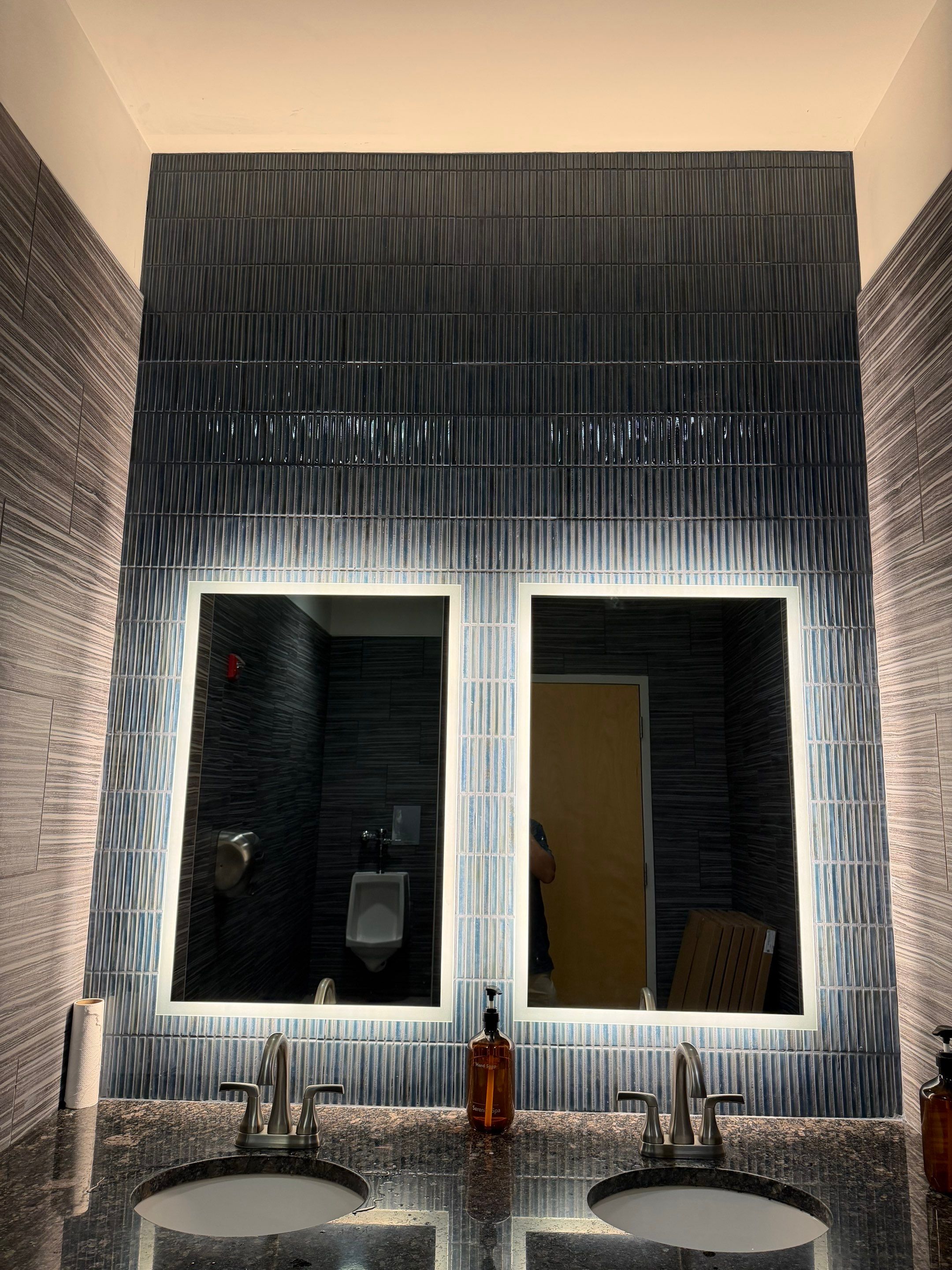 Sterling One Life - Men’s and Women’s Locker Room mirrors and backsplash by Nova HomeWorks