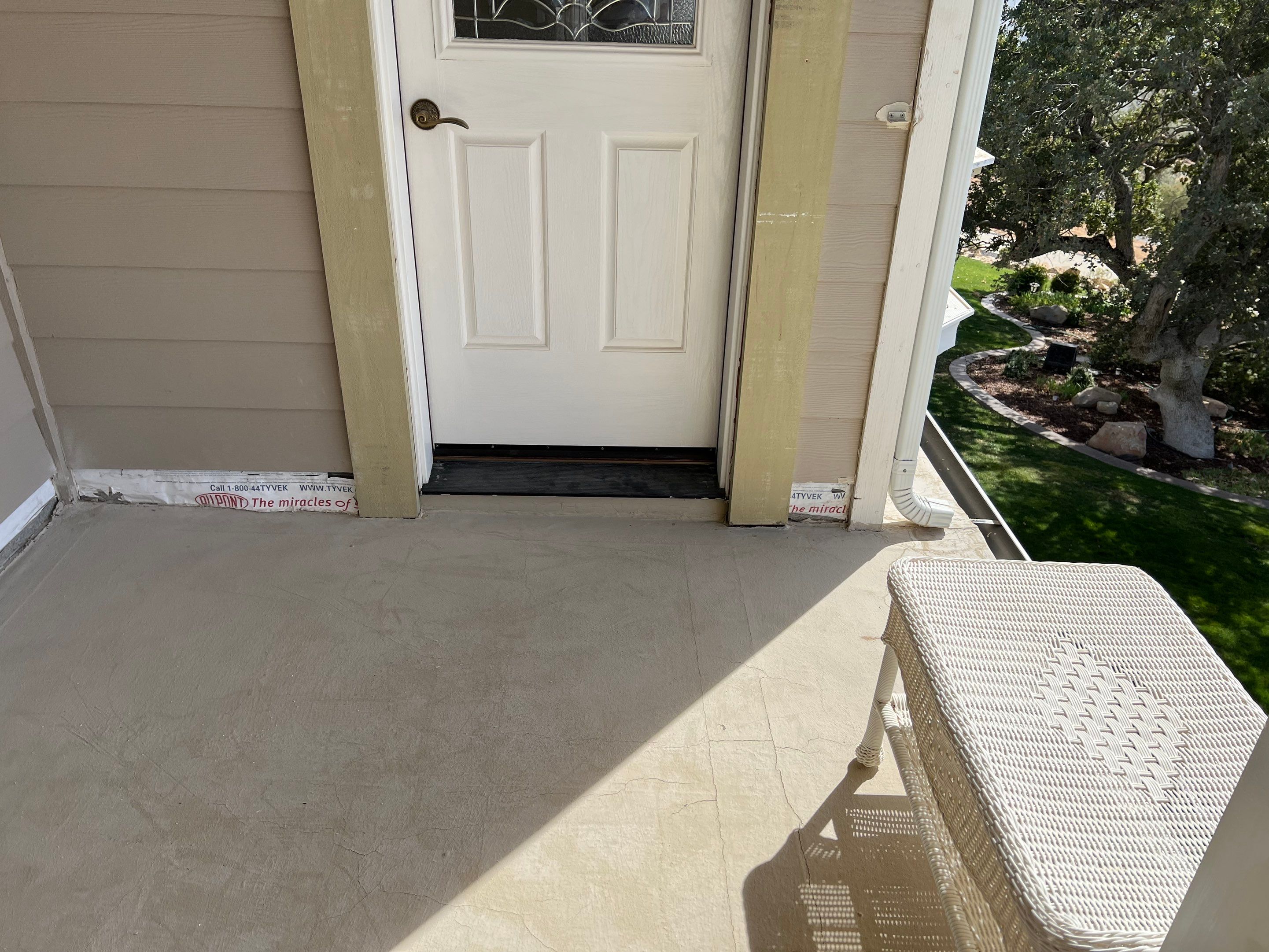 Sealant system over walk deck over house using Rubber coat and coatings by Straight Edge Roofing Inc