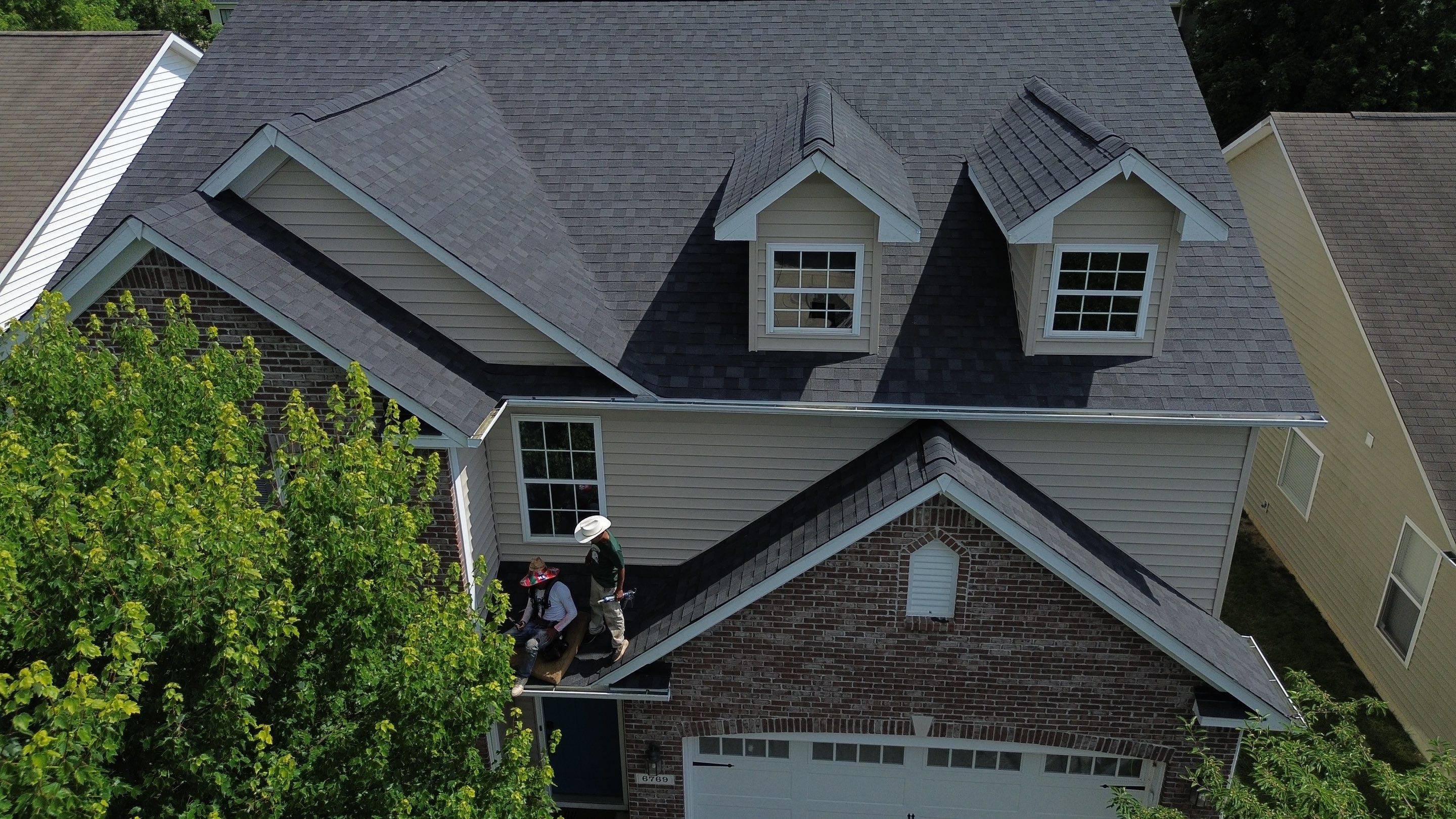 Project in Mccordsville by Moss Roofing