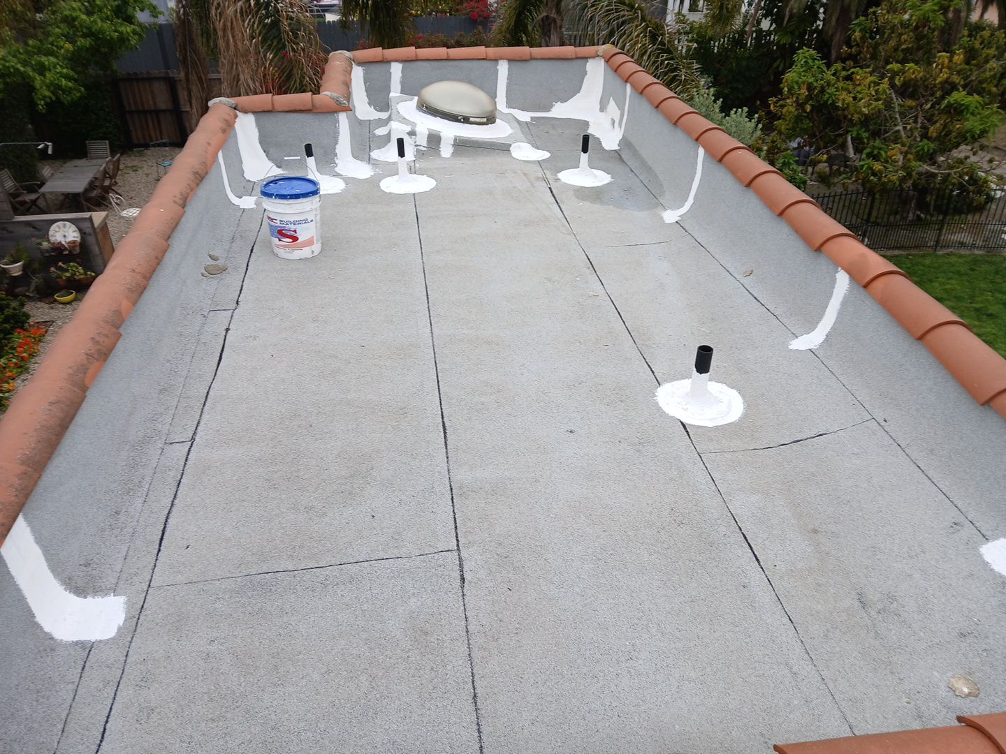 Tile Reset & Silicone Coating using American Standard Coatings Silicone-S by Hull Brothers Roofing