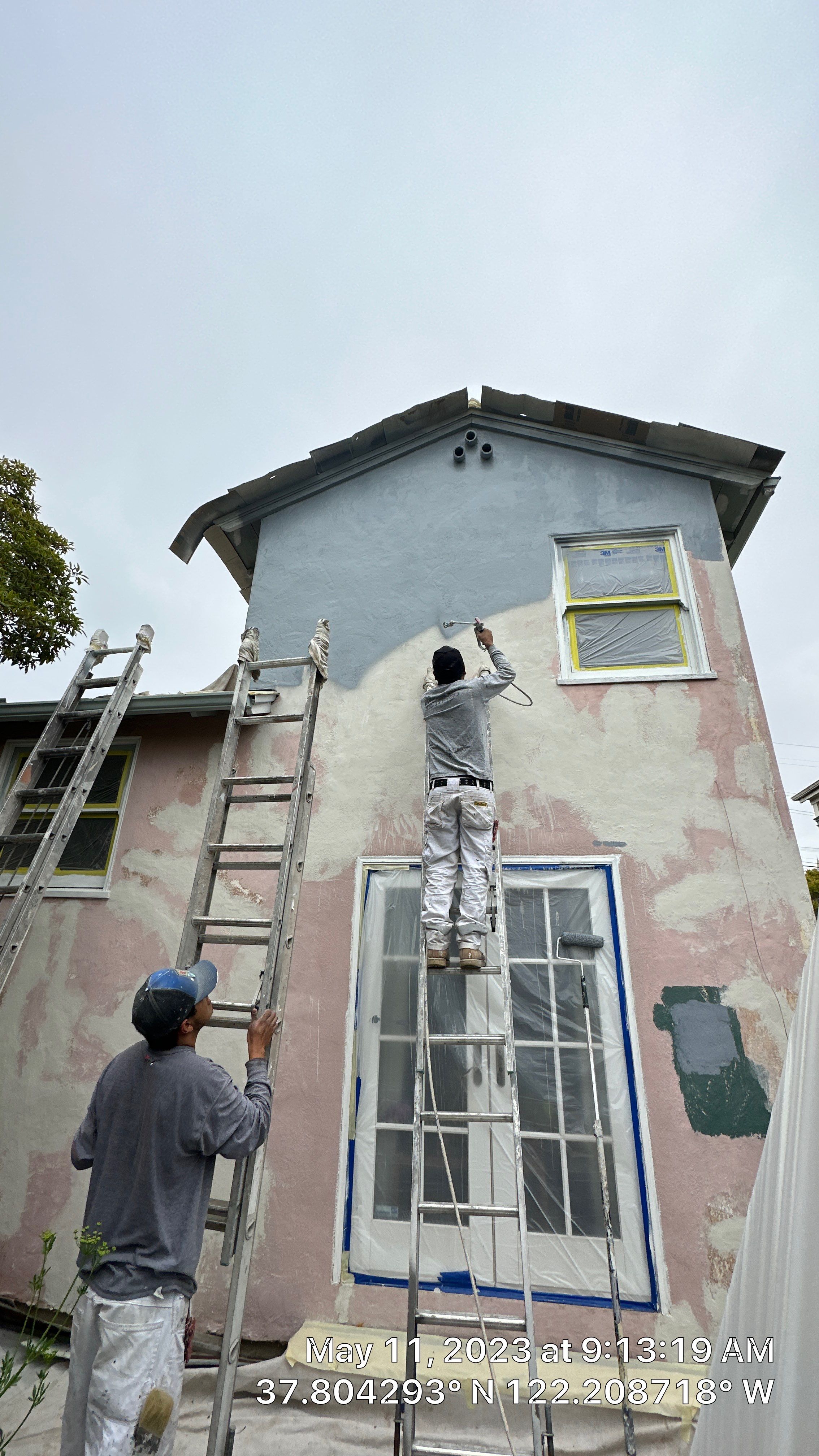 Exterior weatherproofing painting   by Herrera’s Bay Area Painting inc.
