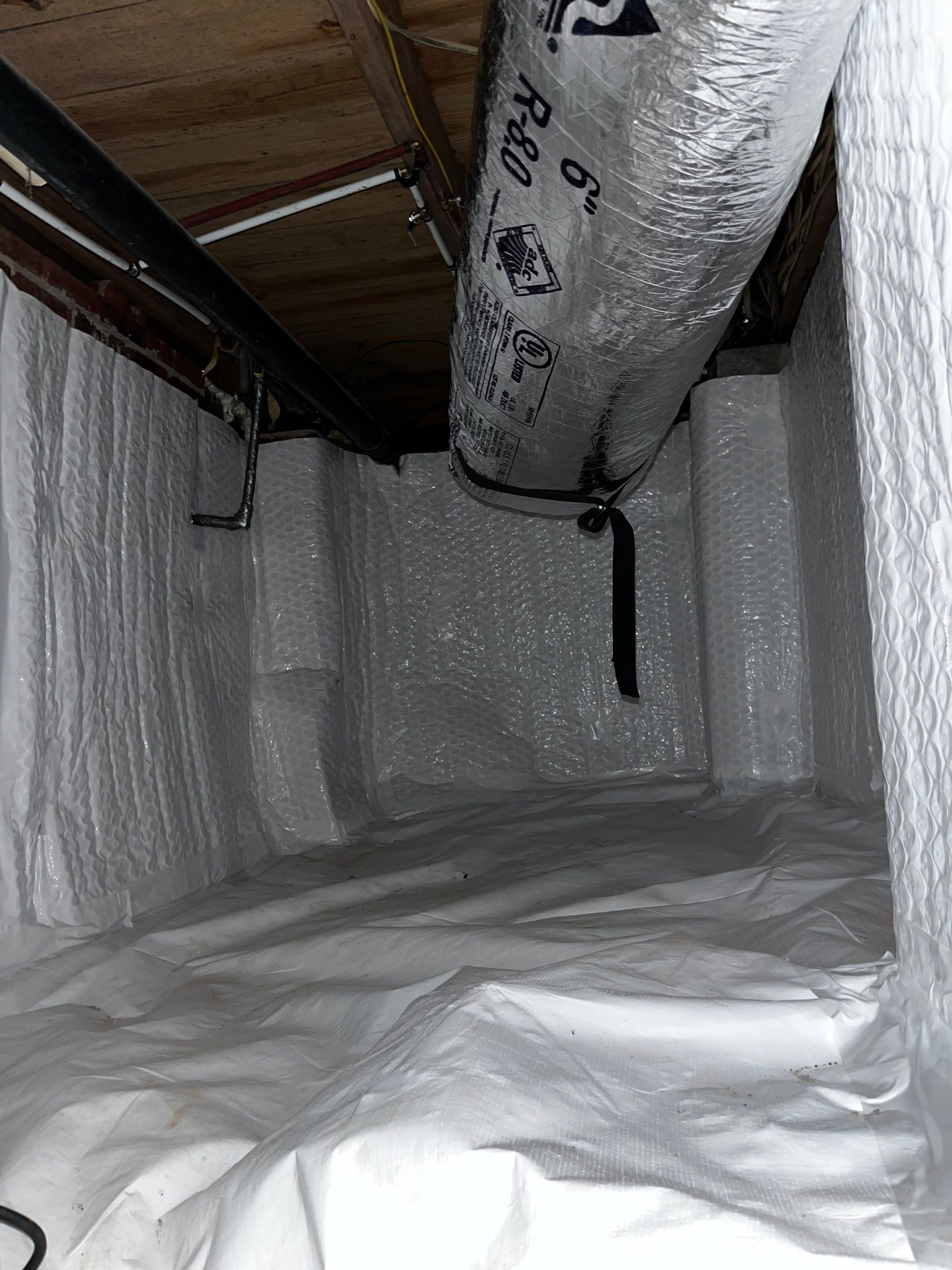 Impact Choice Encapsulation with new piers and crawlspace door. by Impact Crawlspace