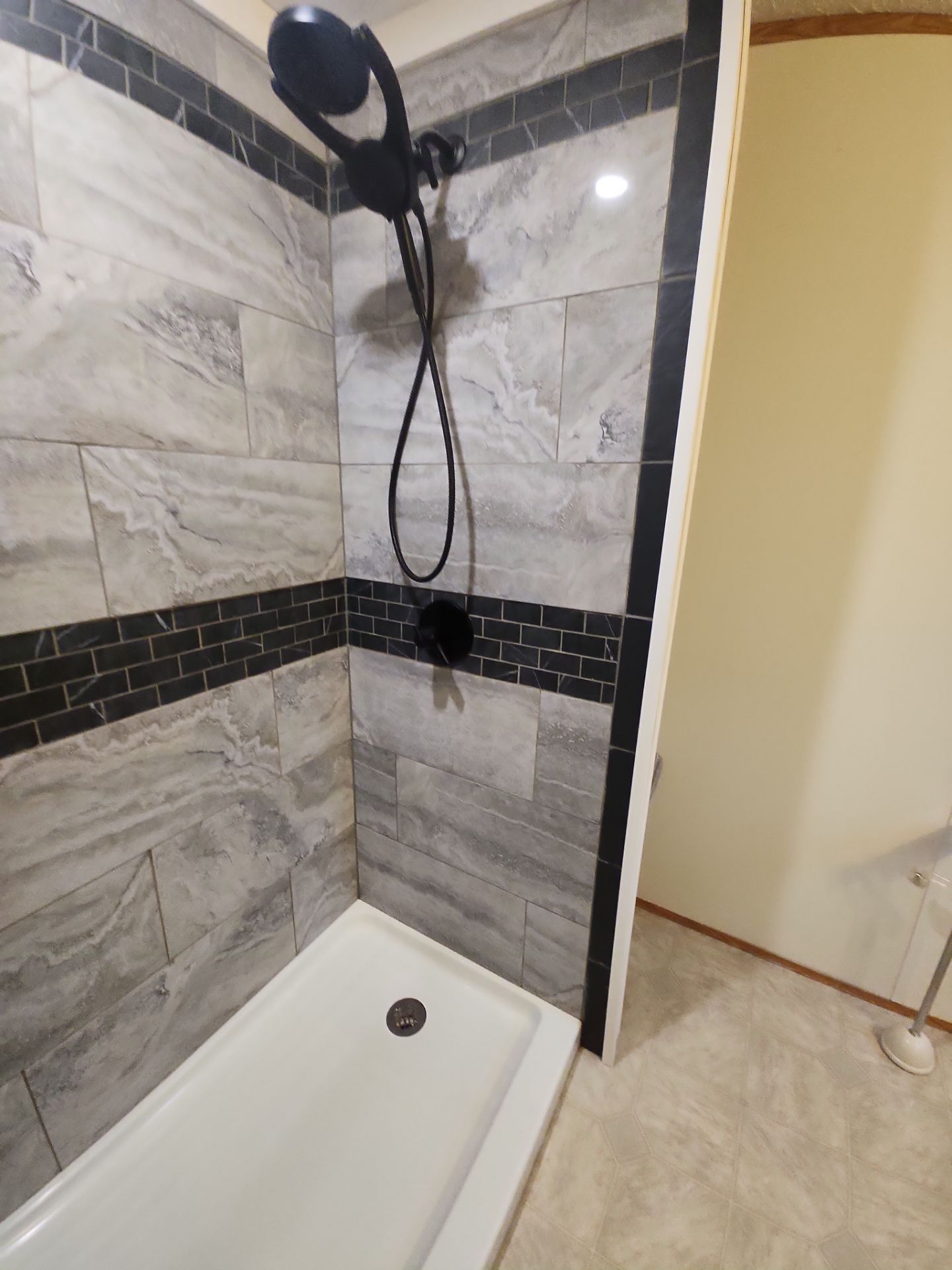 Semi-Frameless Sliding Shower Doors by Cheshire Glass Company
