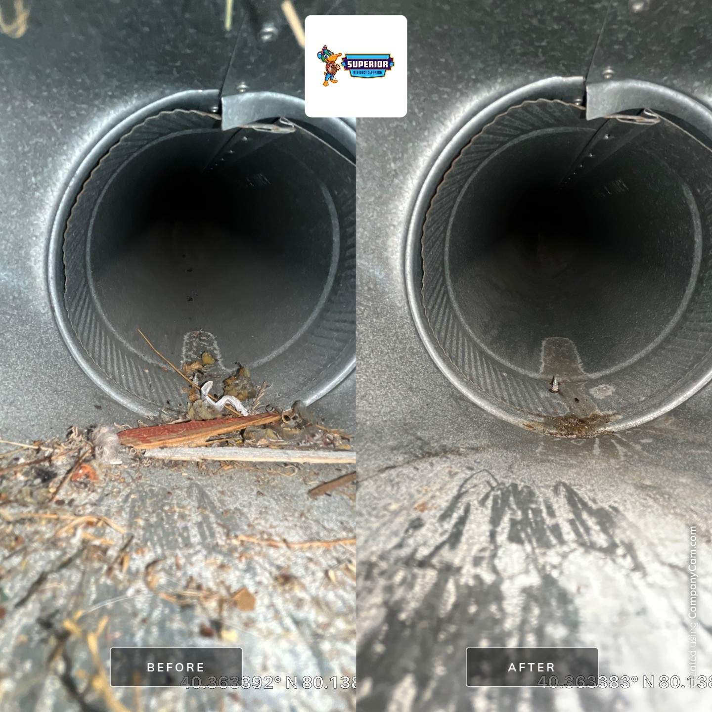 Air Duct Cleaning With a Vacuum Truck in McDonald, PA by Superior Air Duct Cleaning