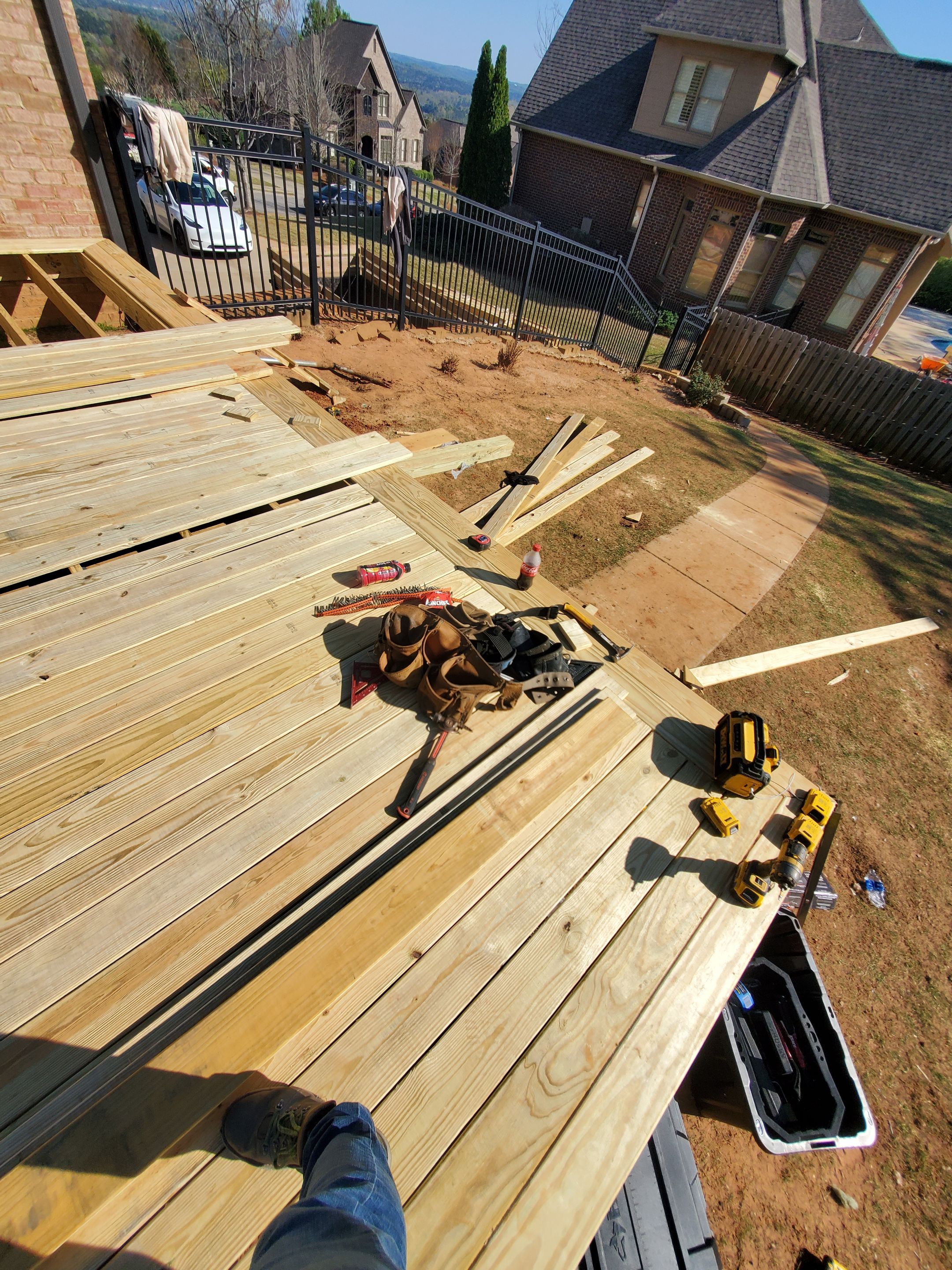Scout Ridge - Deck Installation  by Pillar and Pine
