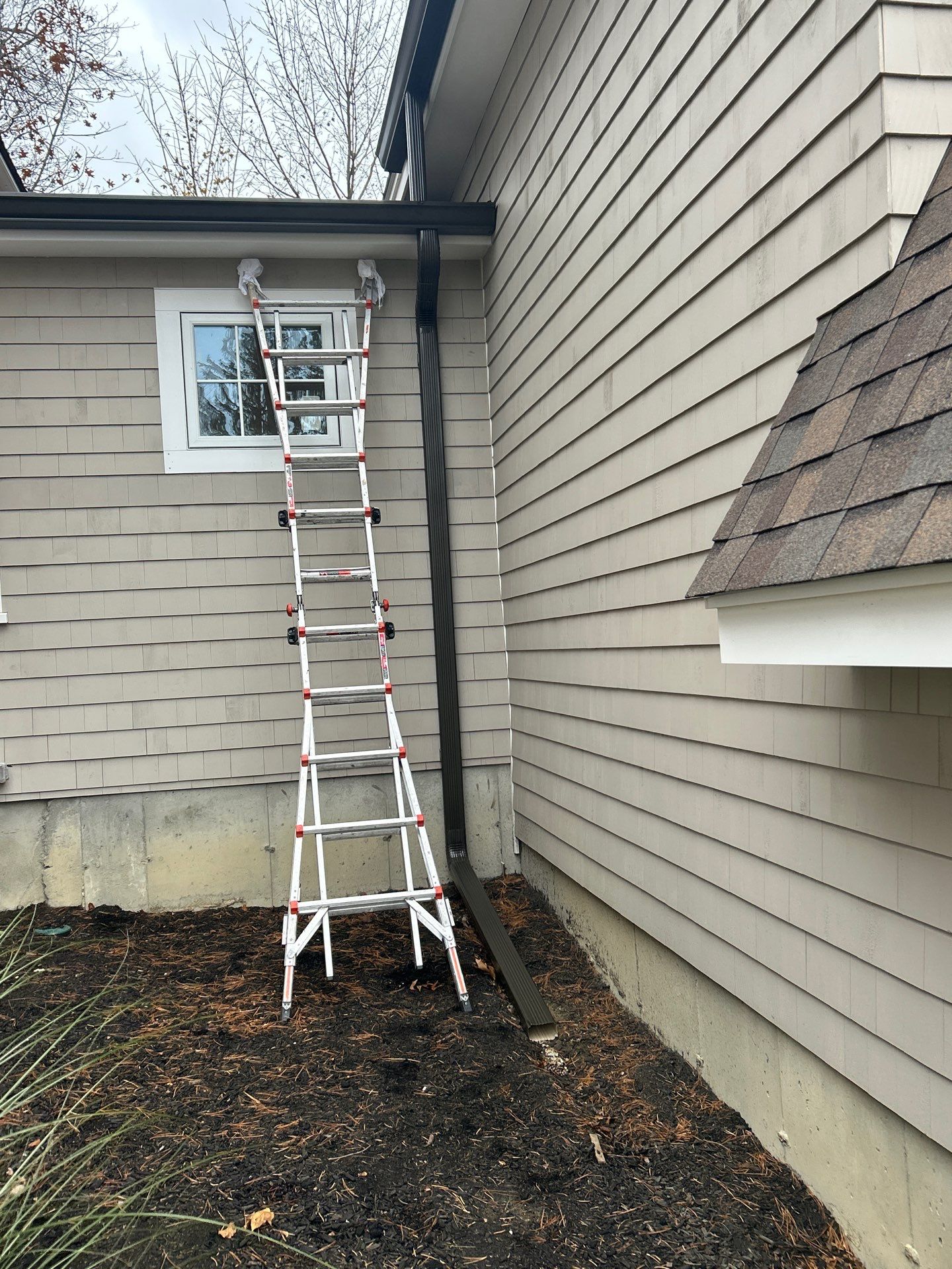 Andover Complete Gutter System with T-Rex Guards & Valley Splashguard by Mighty Dog Roofing of Greater Middlesex County