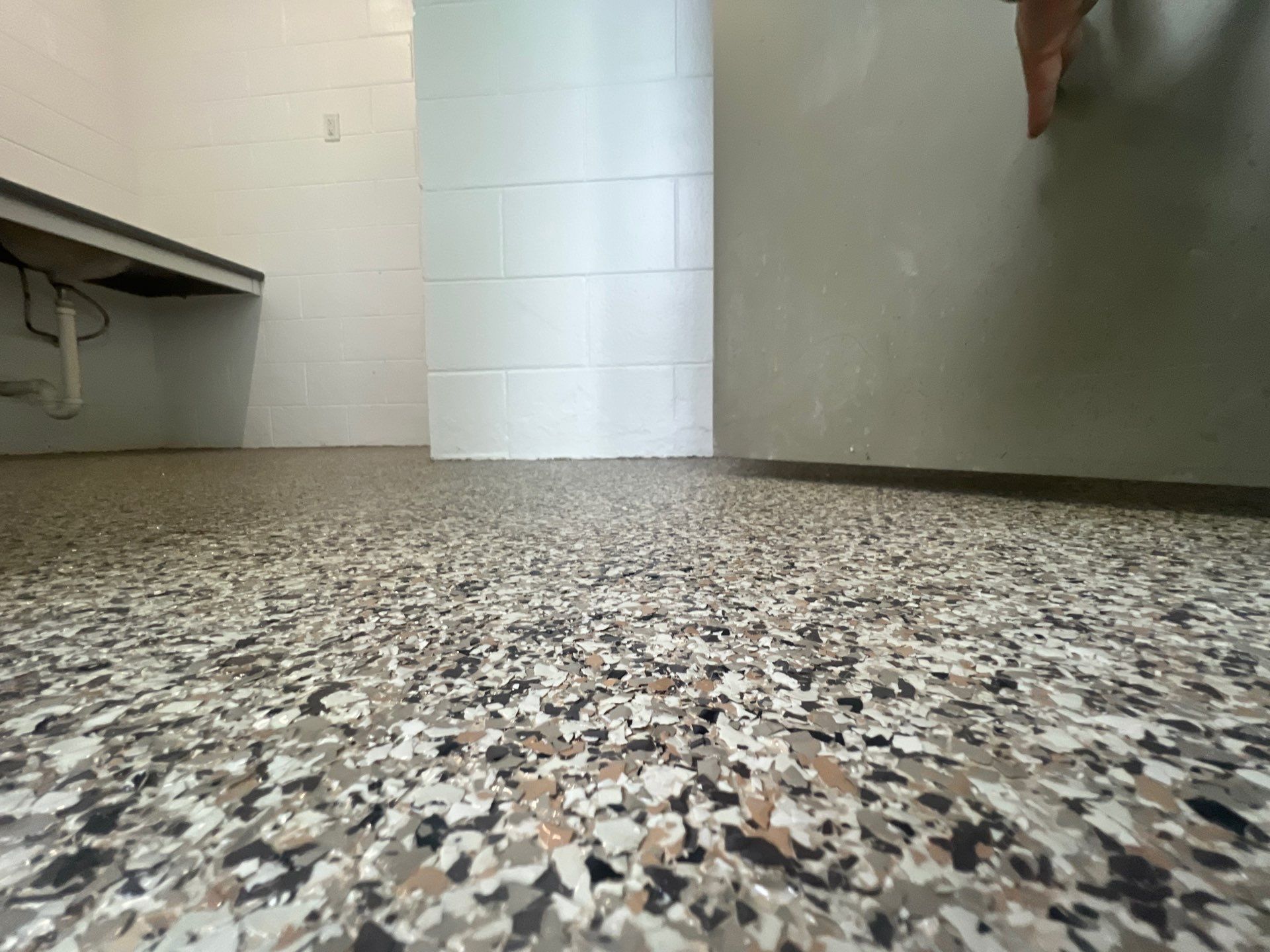 Bathroom Repaint & Epoxy Floor coating by Gordon Painting