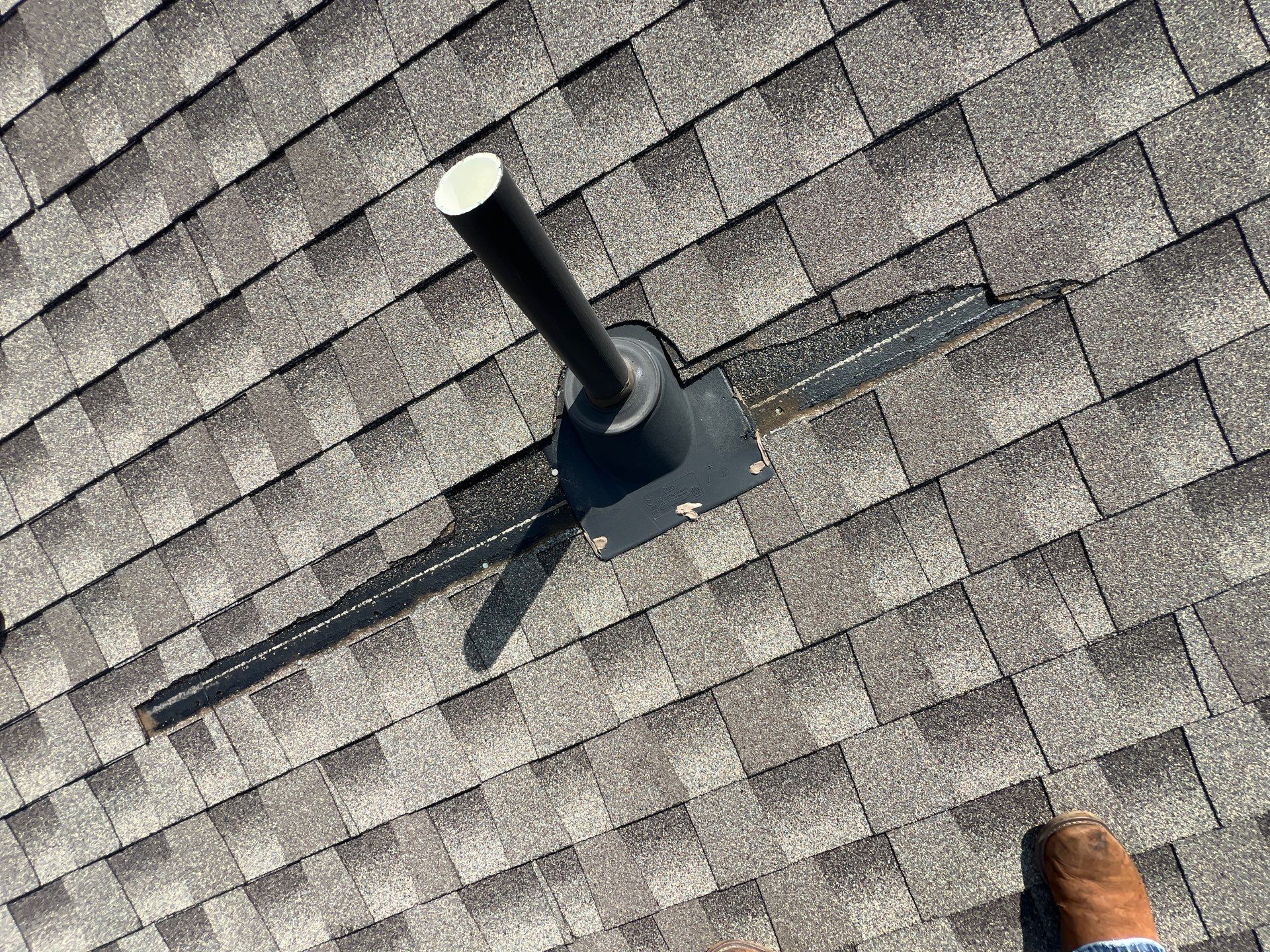 Hail Damage using Owen's Corning Duration (Lifetime) Shingles by Roof Repair Company