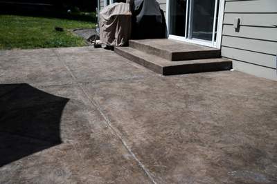 Mandy | Stamped Concrete Patio & Driveway