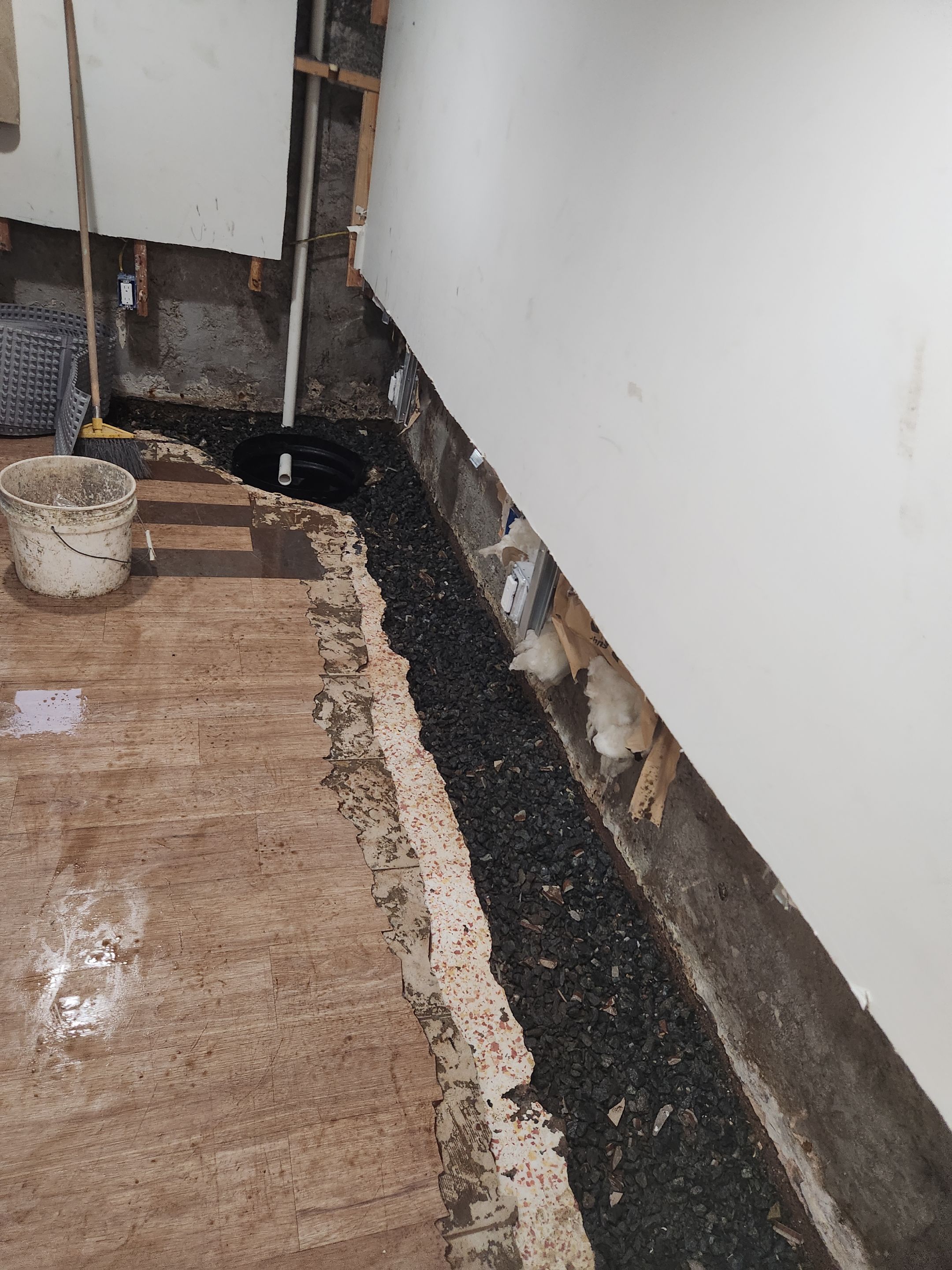 Interior French Drain Kearny NJ by Pure Service Pro, LLC 