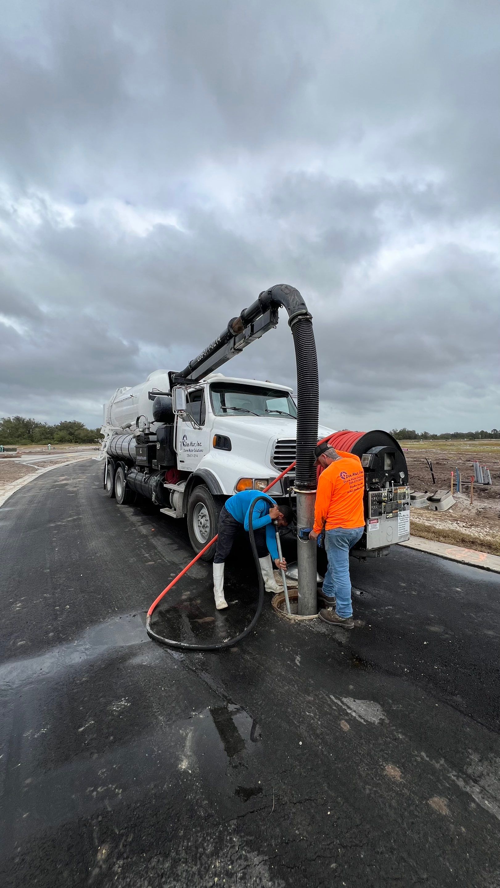Lehigh Acres New Construction Community Sewer System Cleaning Part 2 by Don Mar, Inc. Storm Water Solutions