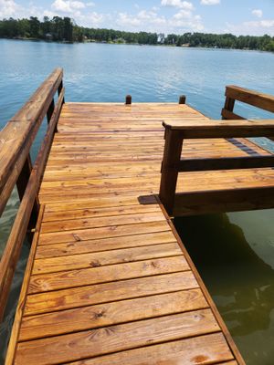 Dock using Wood Sealant