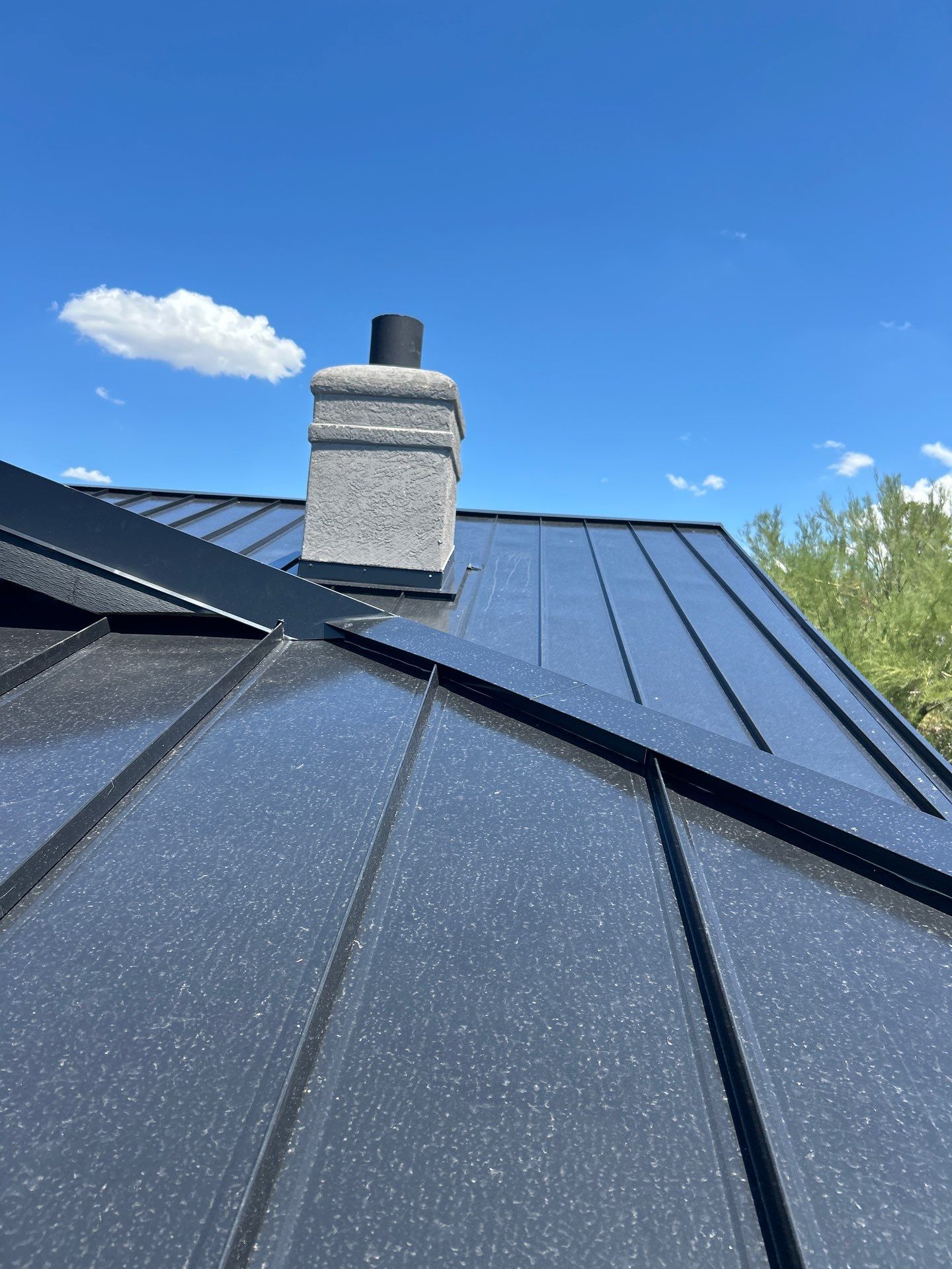 Black Standing Seam by Reimagine Roofing