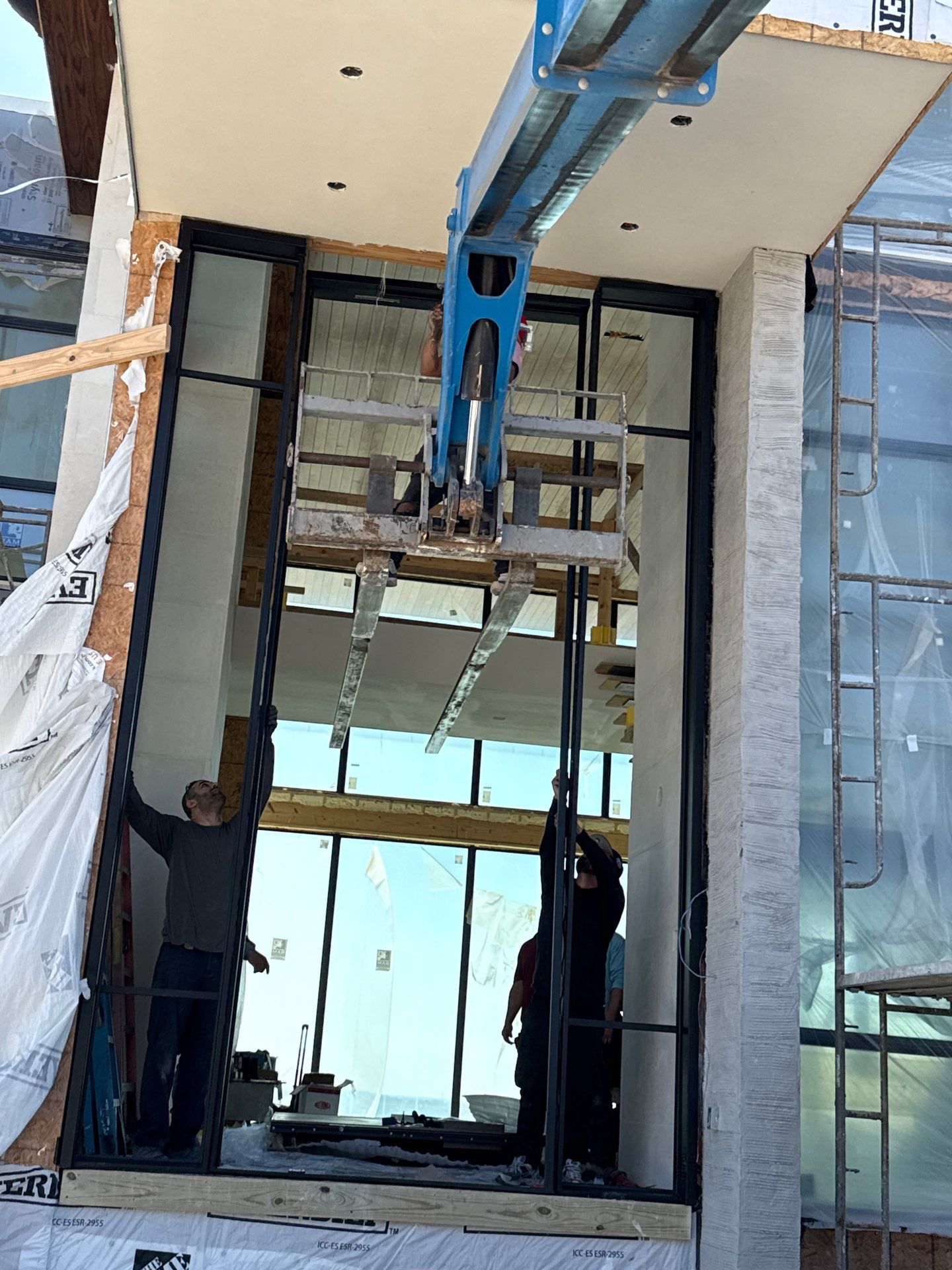 Custom Pivot Door and Structural Steel Frame Installation in Fort Worth by Solara Custom Living