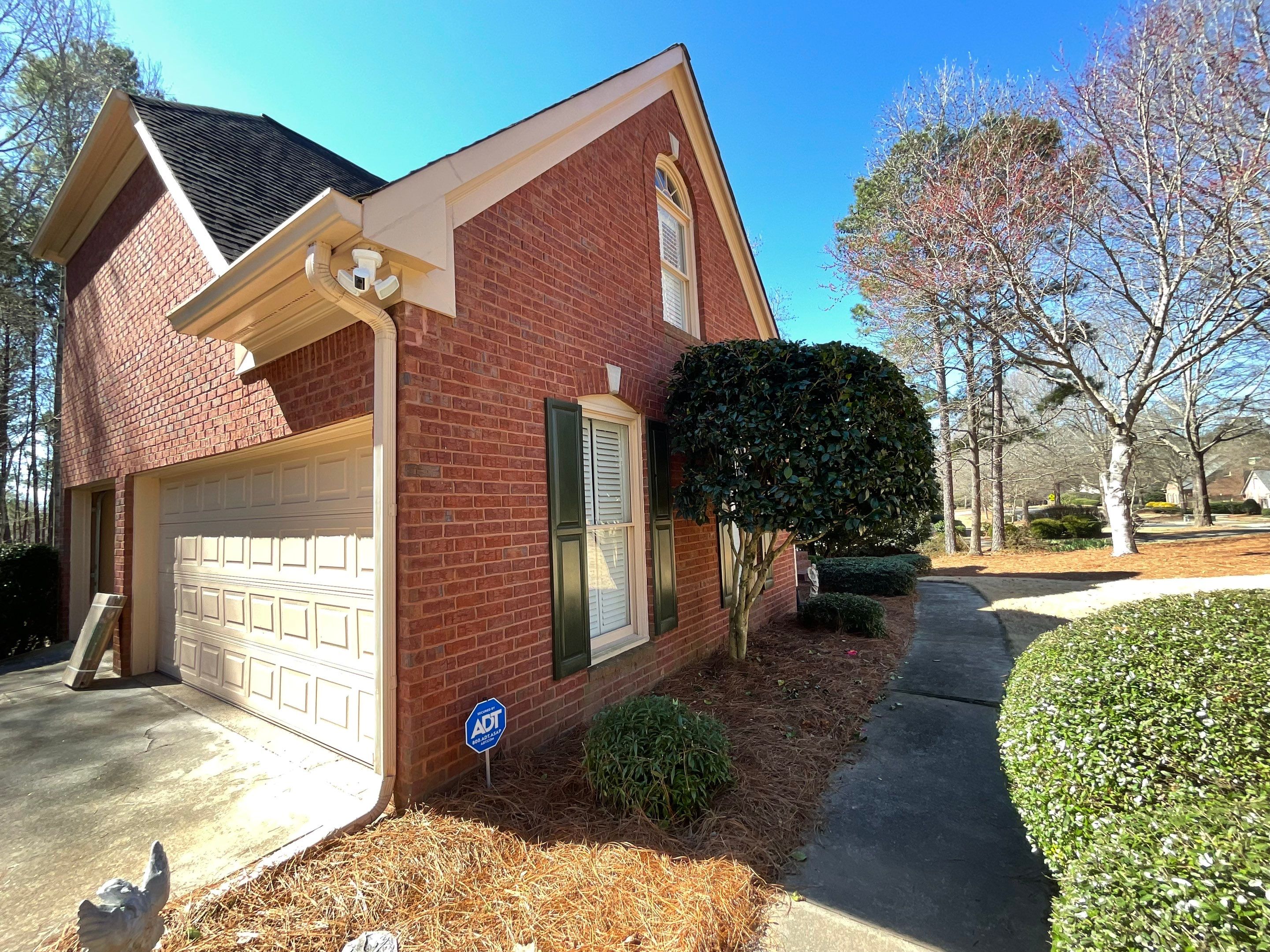Exterior Painting and Trim Refresh for Suwanee Brick Home by Swift Home Renovations