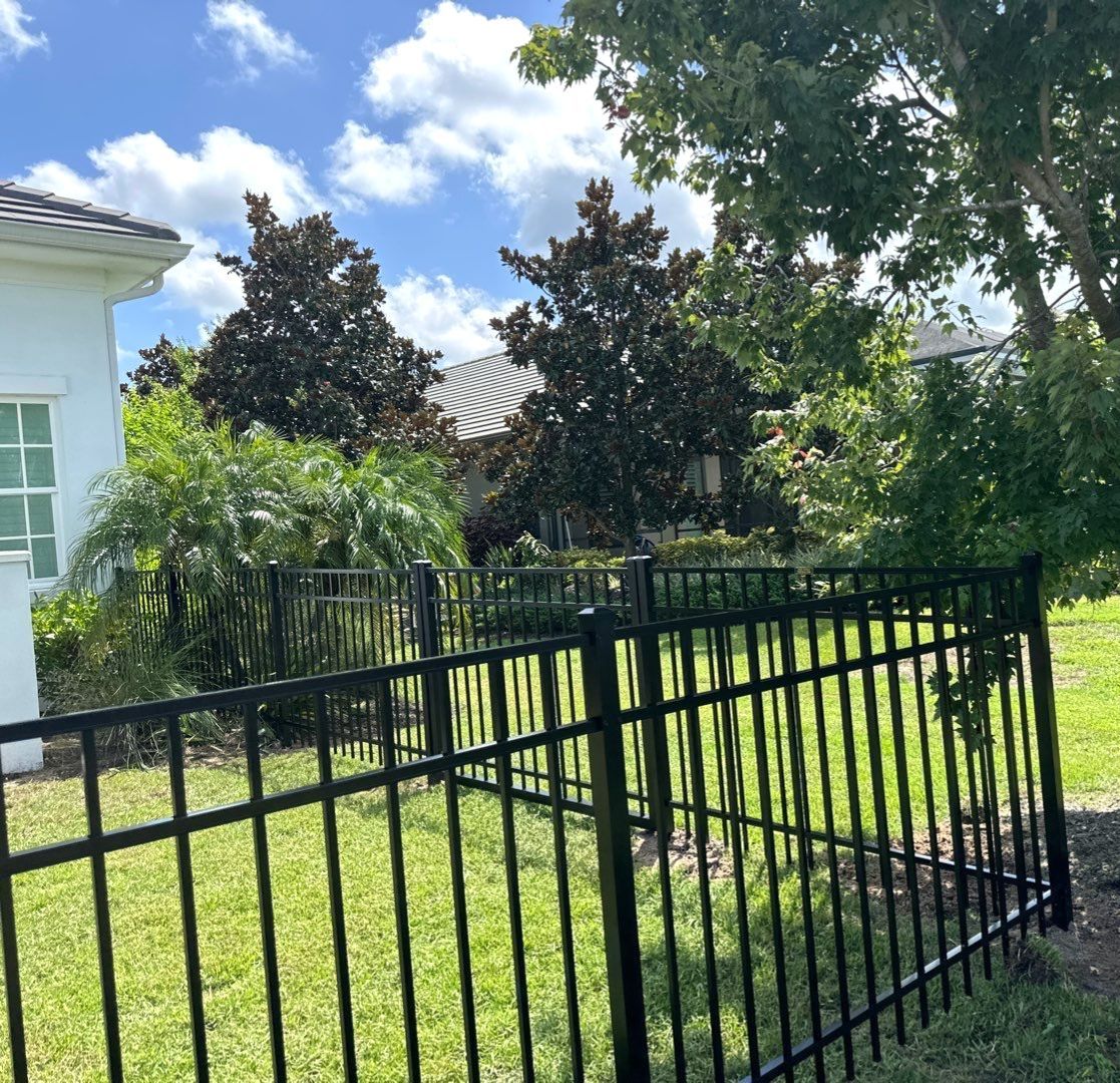 Aluminum Fence Installation using 3 Rail Aluminum Fence by Asap fence and gates, LLC
