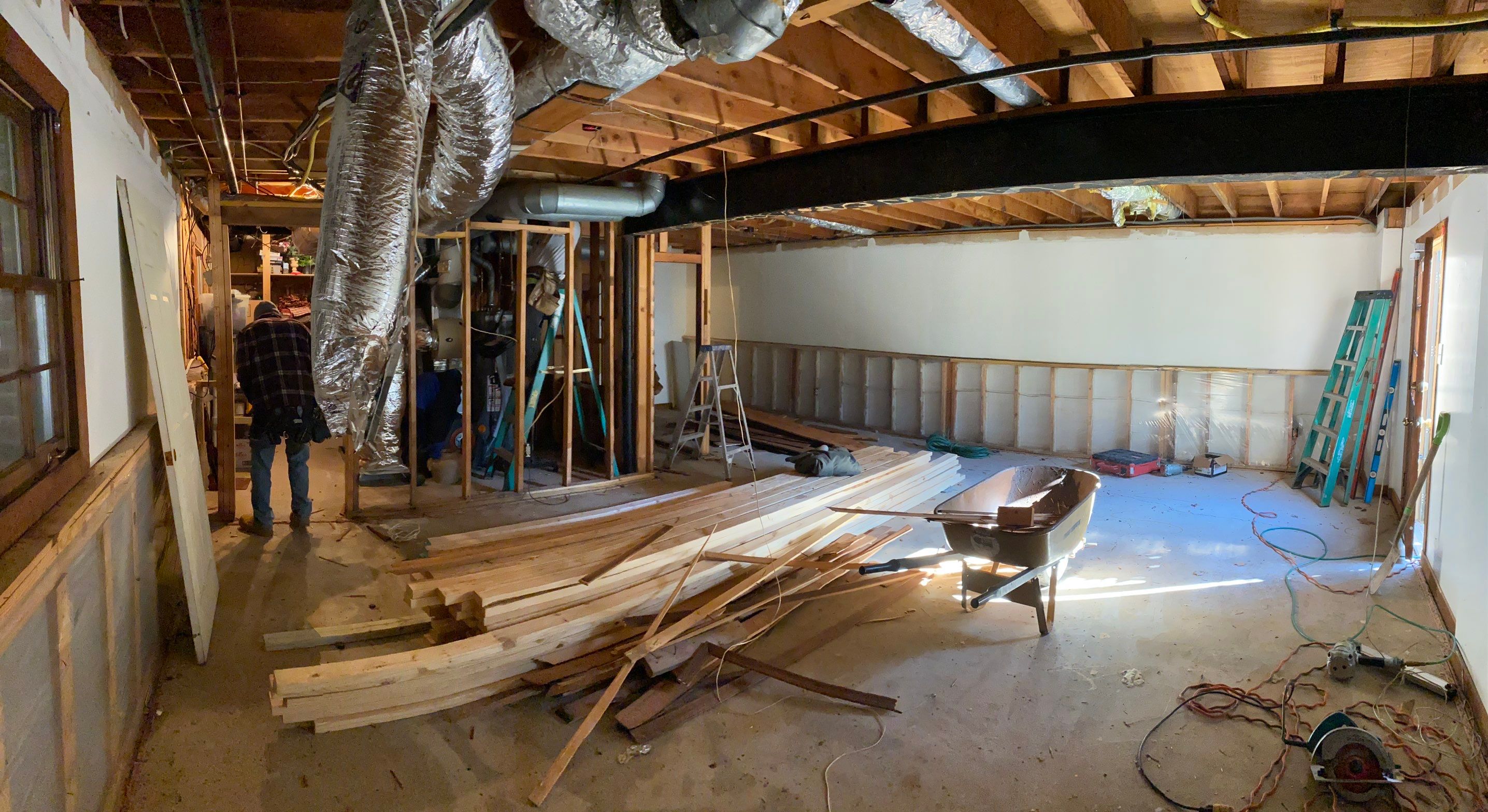 Complete Basement Remodeling and Living Space Conversion in Marietta by Swift Home Renovations