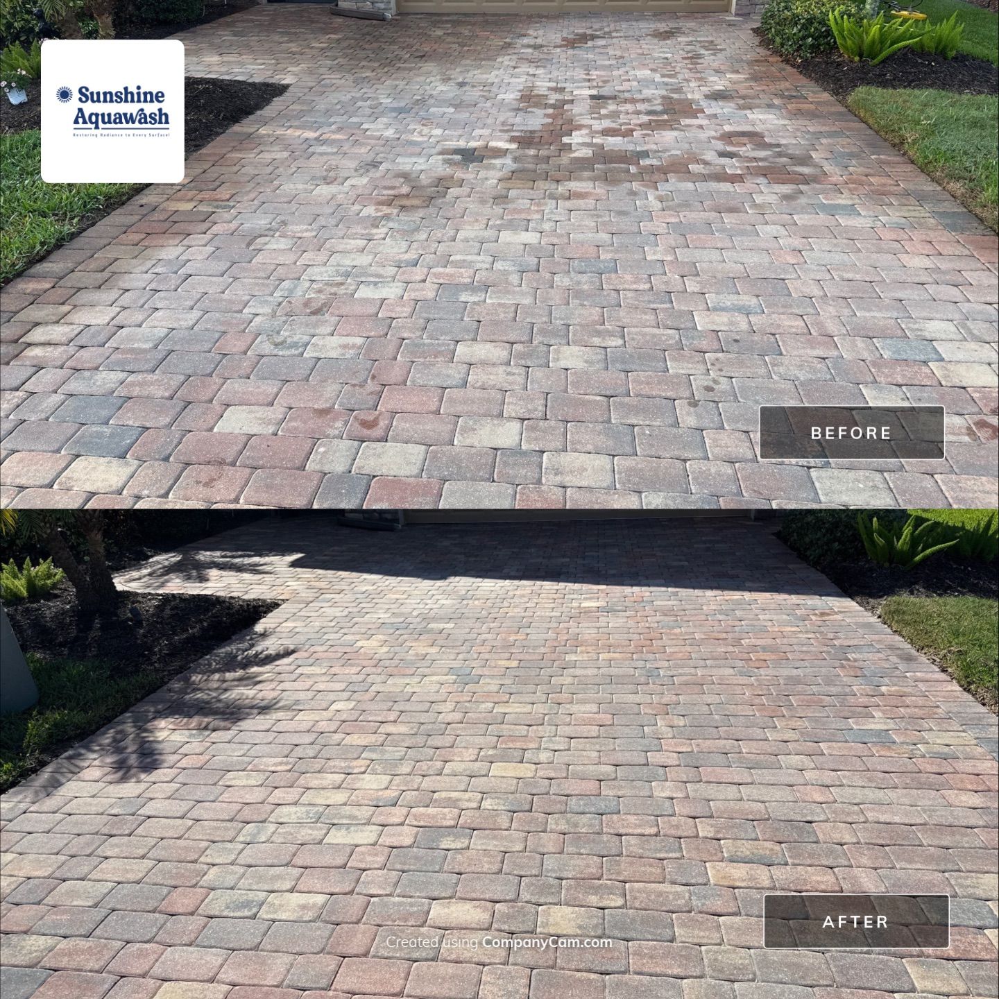 Paver Pool Deck, Driveway & Concrete Tile Roof Cleaning in River Strand, Bradenton, FL | Sunshine AquaWash by Sunshine AquaWash